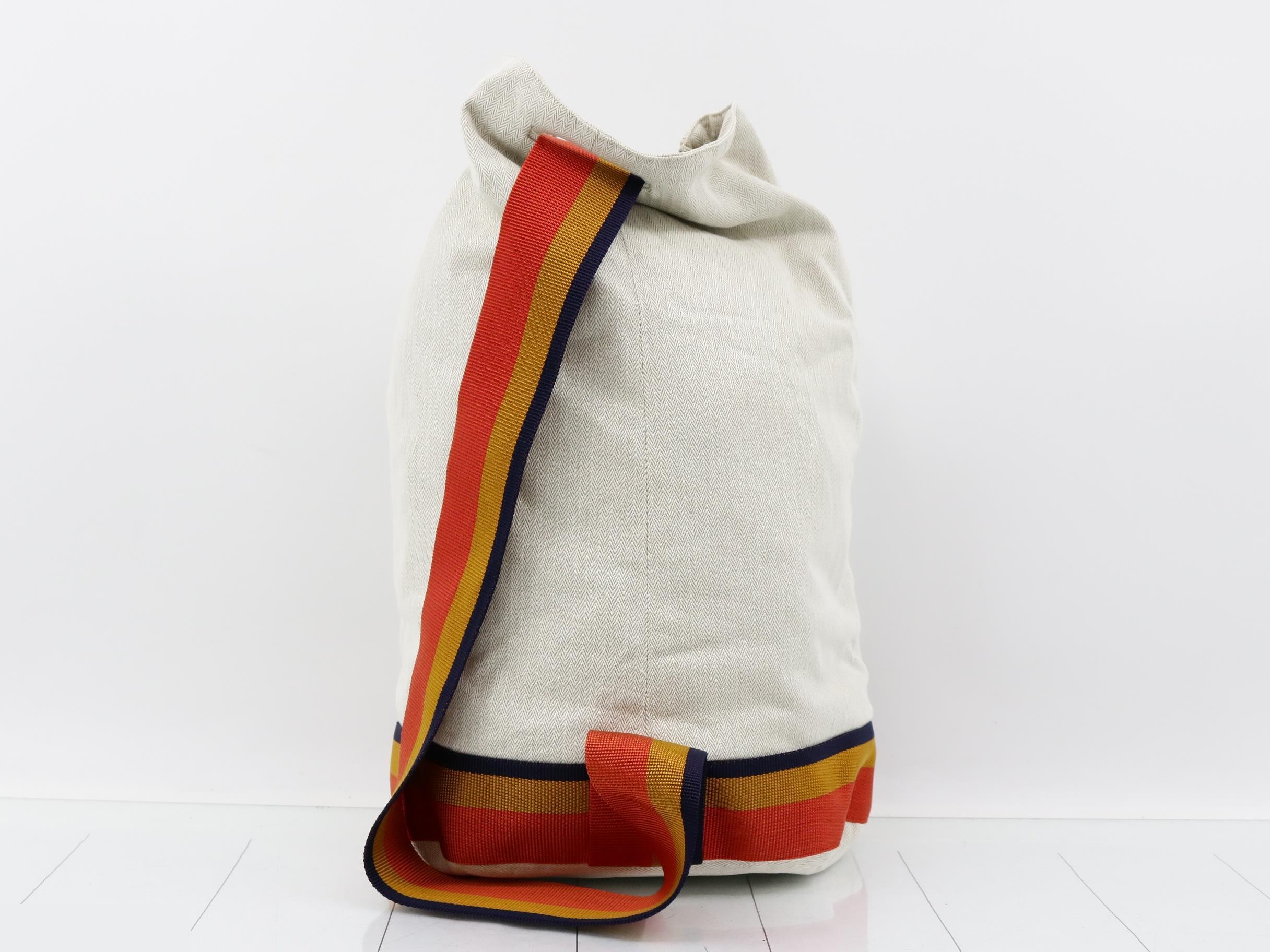Cavalier one shoulder bag canvas silver hardware — view 2