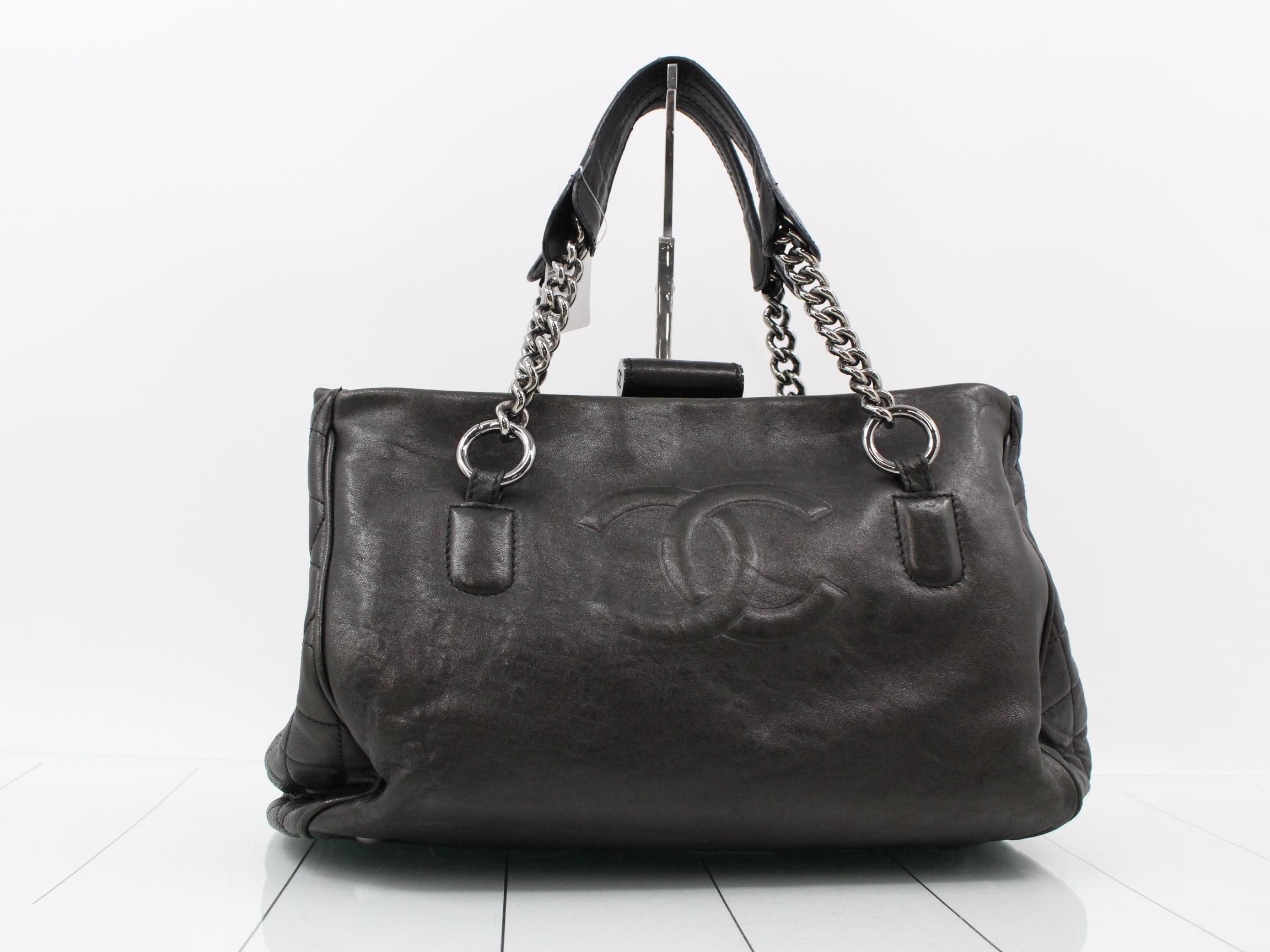 Calfskin tote bag