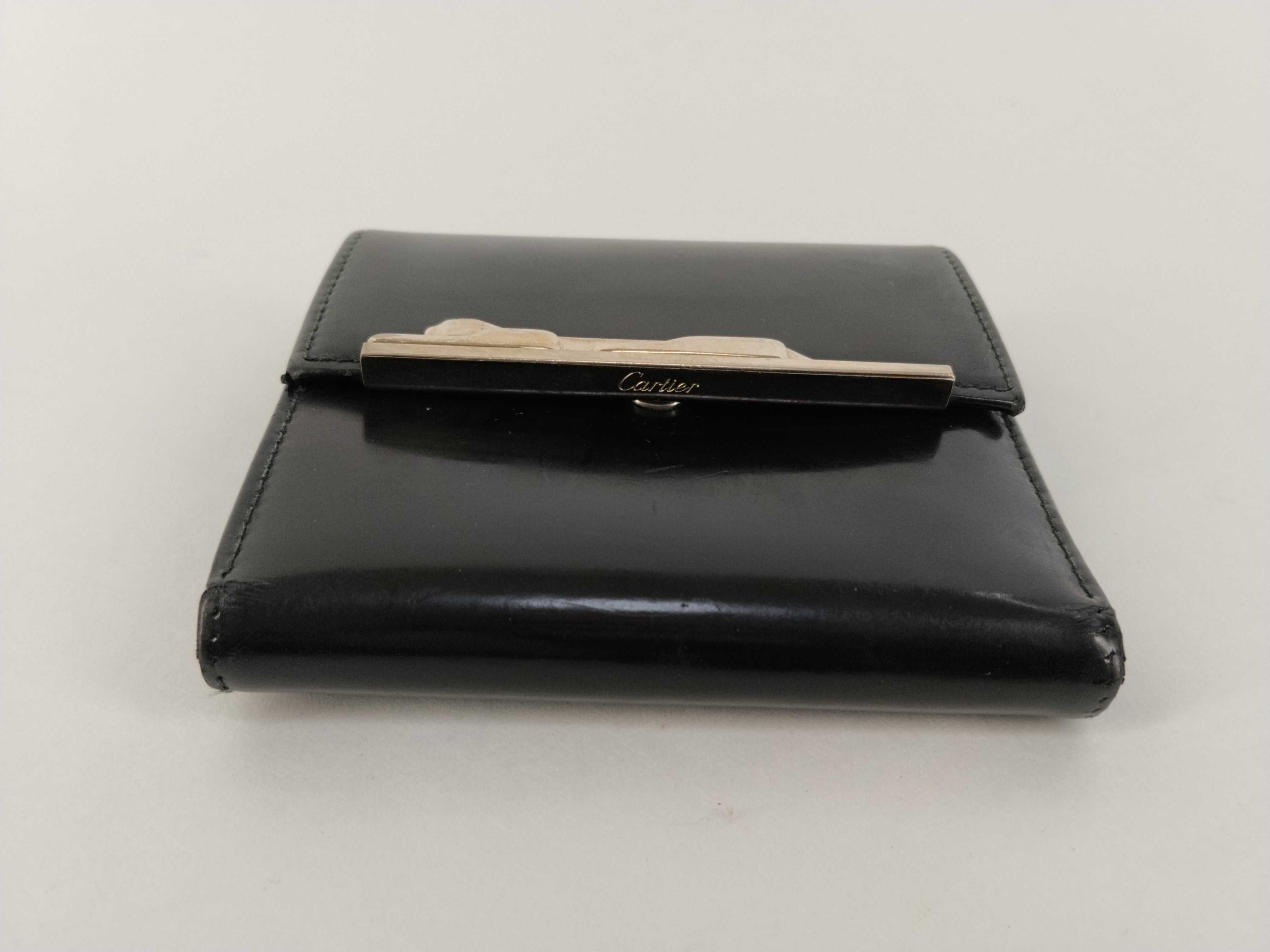 Panthère Leather Folding Wallet — view 7