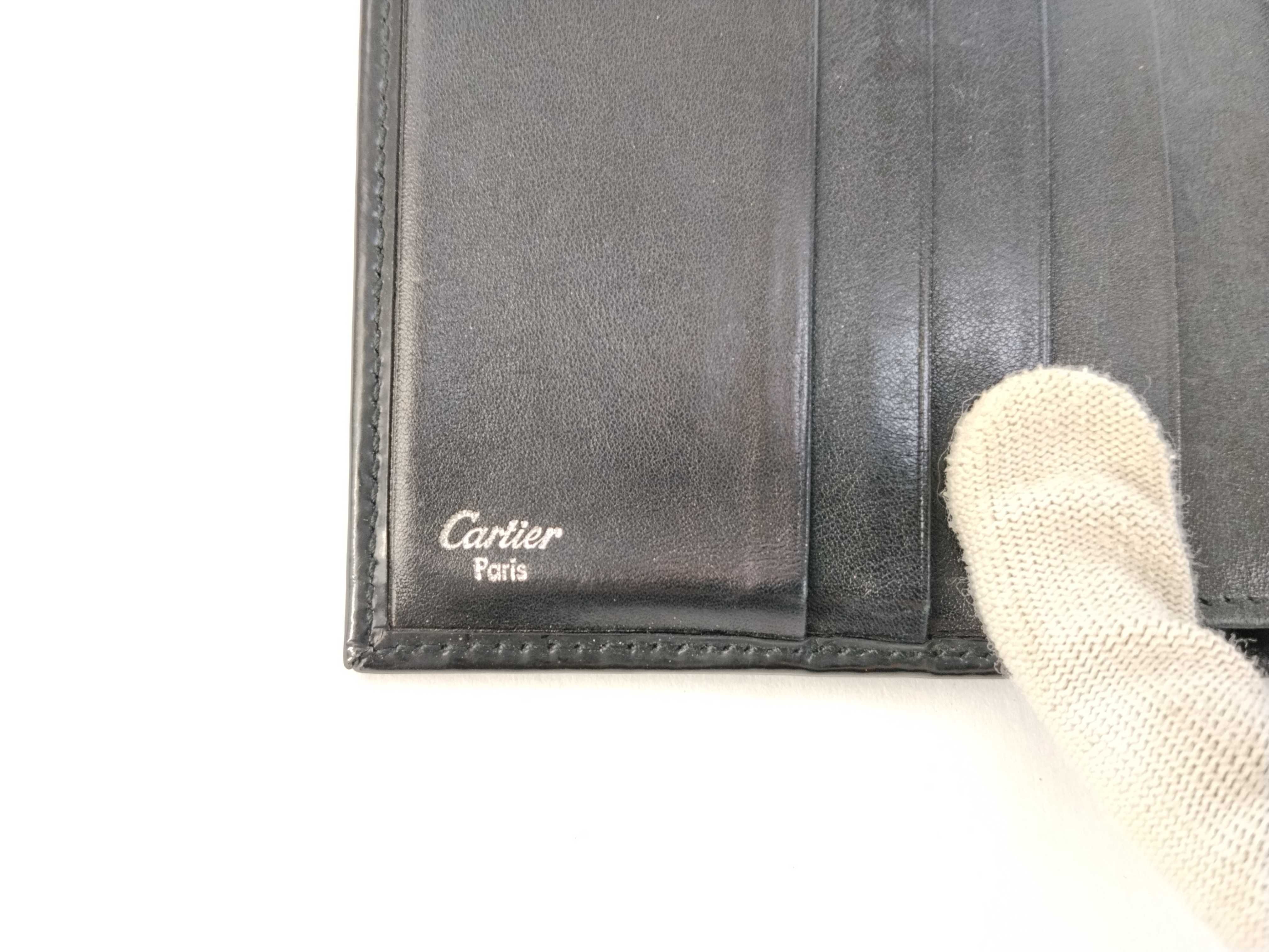 Panthère Leather Folding Wallet — view 10