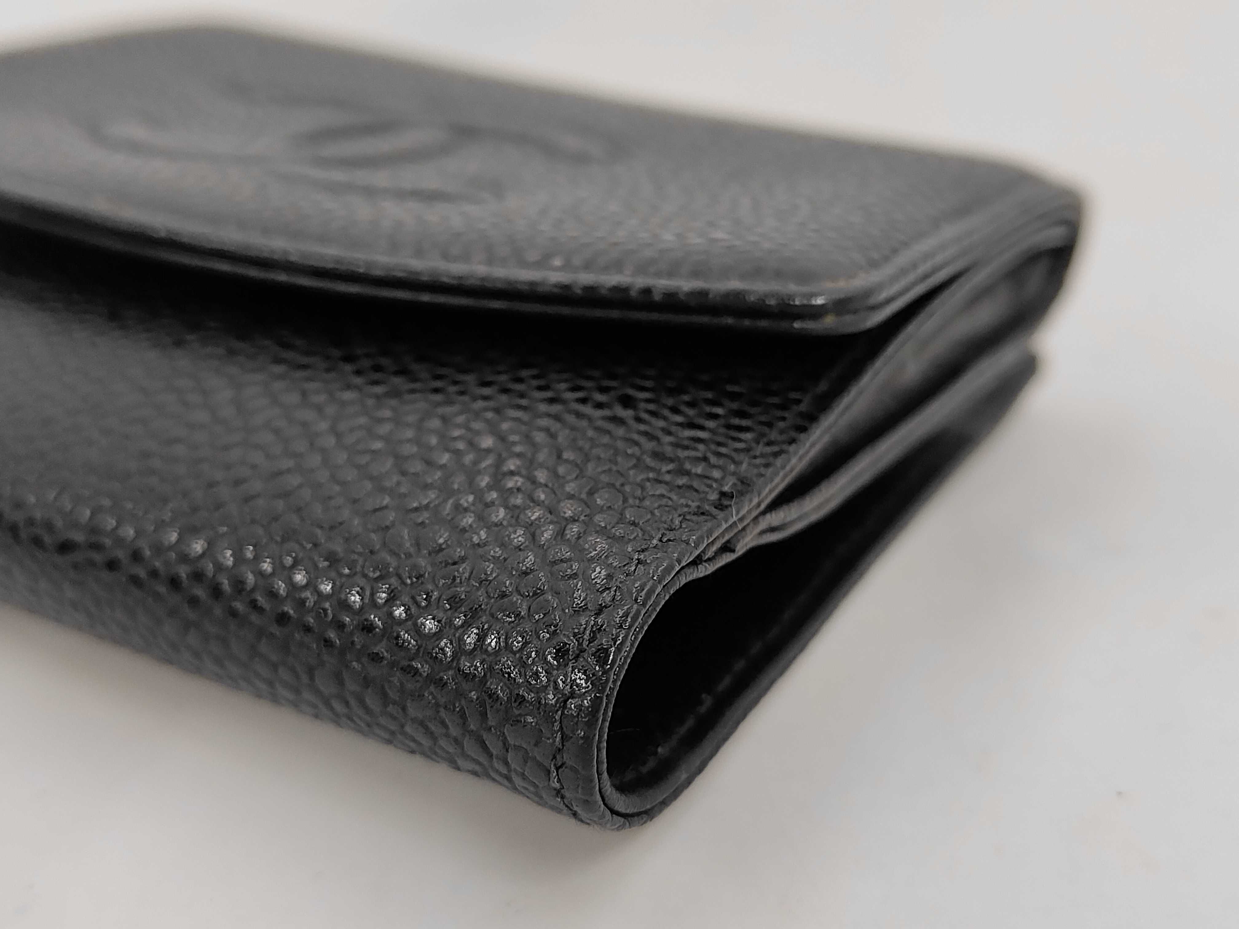 Caviar Skin Bi-fold Wallet - with Seal — view 3