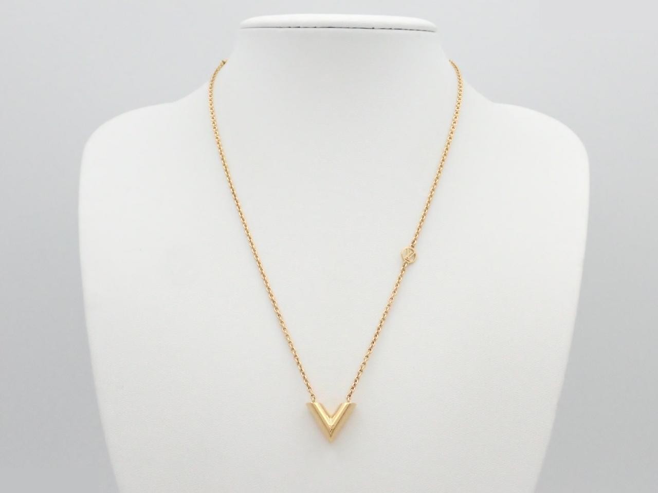 LV Essential V Necklace M00857 LE4263 — view 3