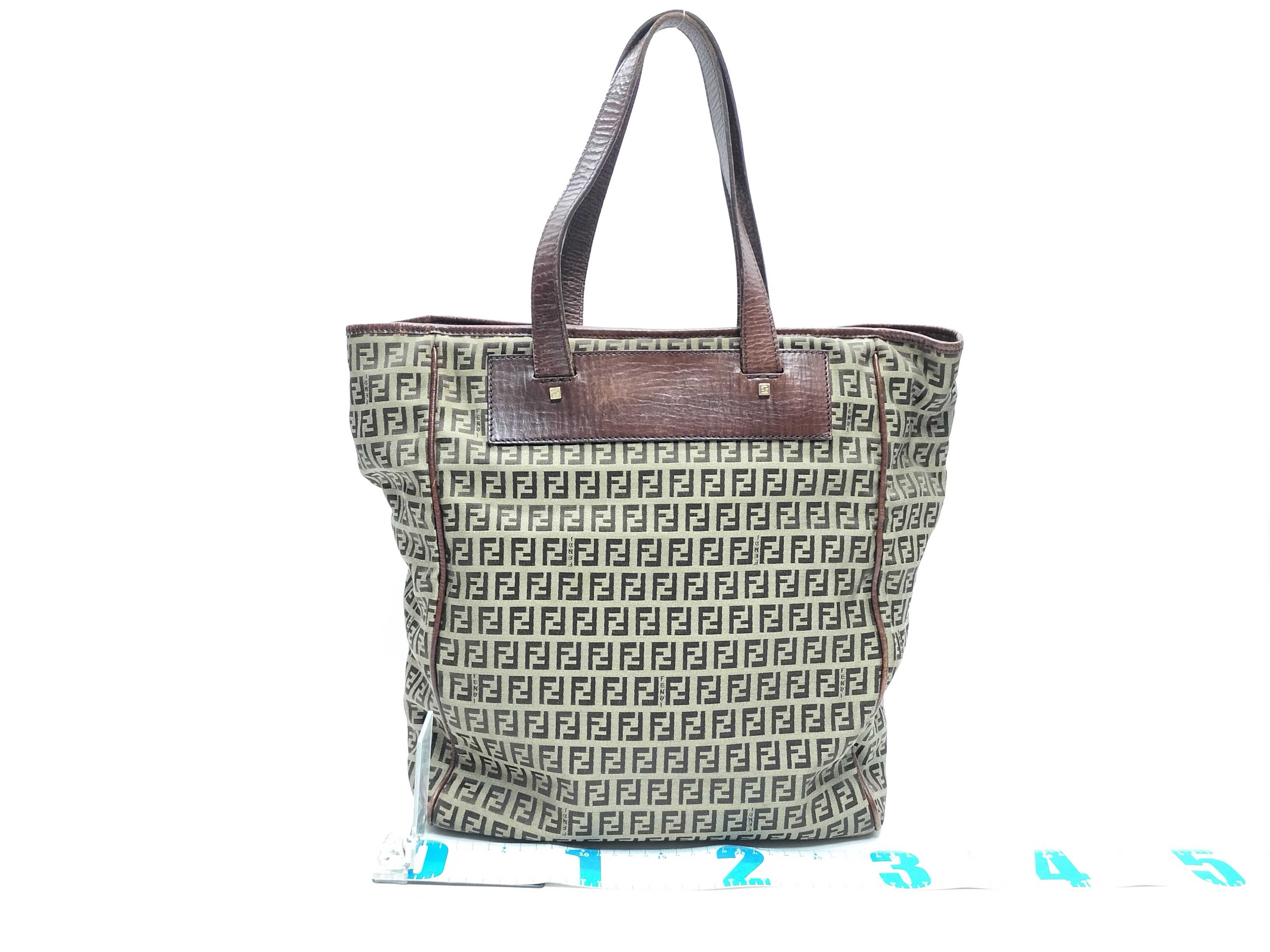 Canvas x Leather Handbag Tote Bag — view 2