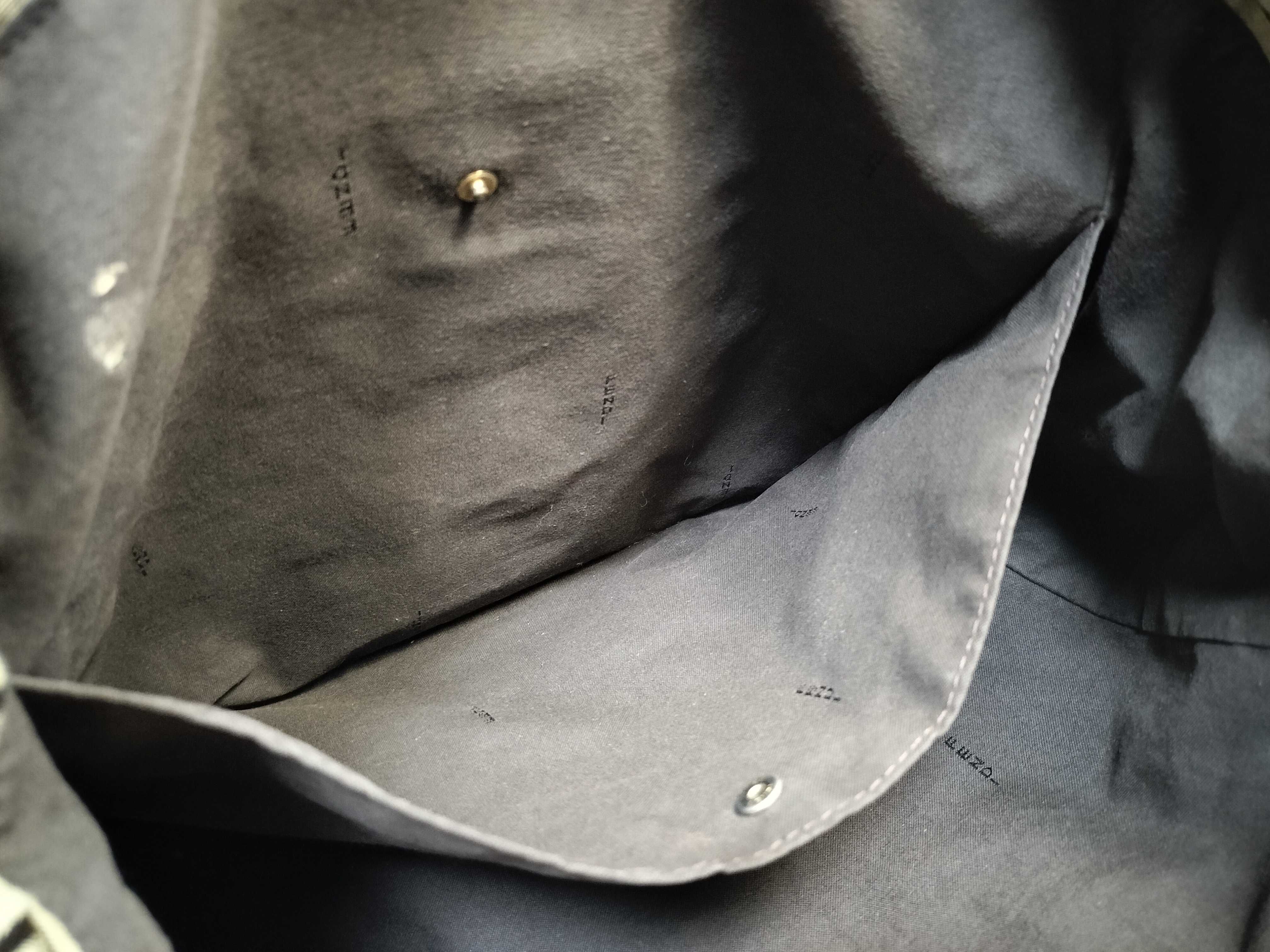 Canvas x Leather Handbag Tote Bag — view 9