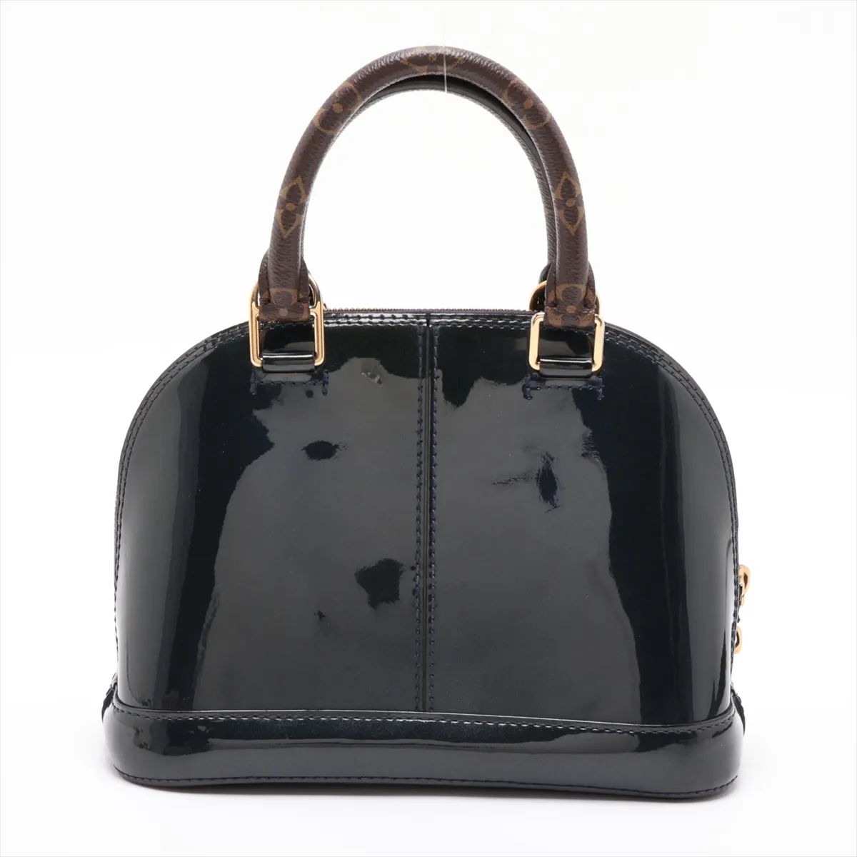 Vernis x Monogram Alma BB M54705 SN3147 Navy x Brown — view 2