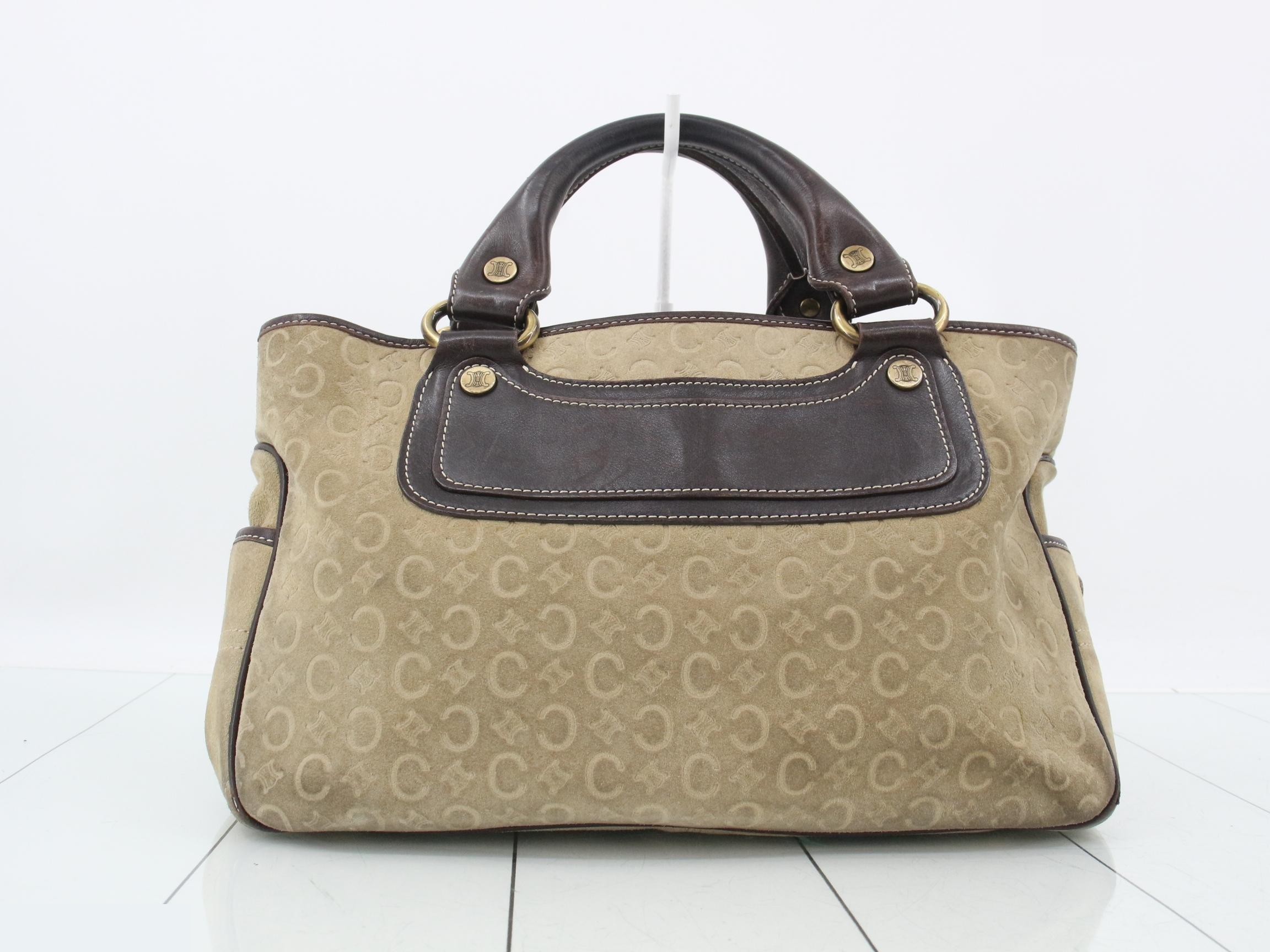 C Macadam Suede/Leather Handbag — view 2