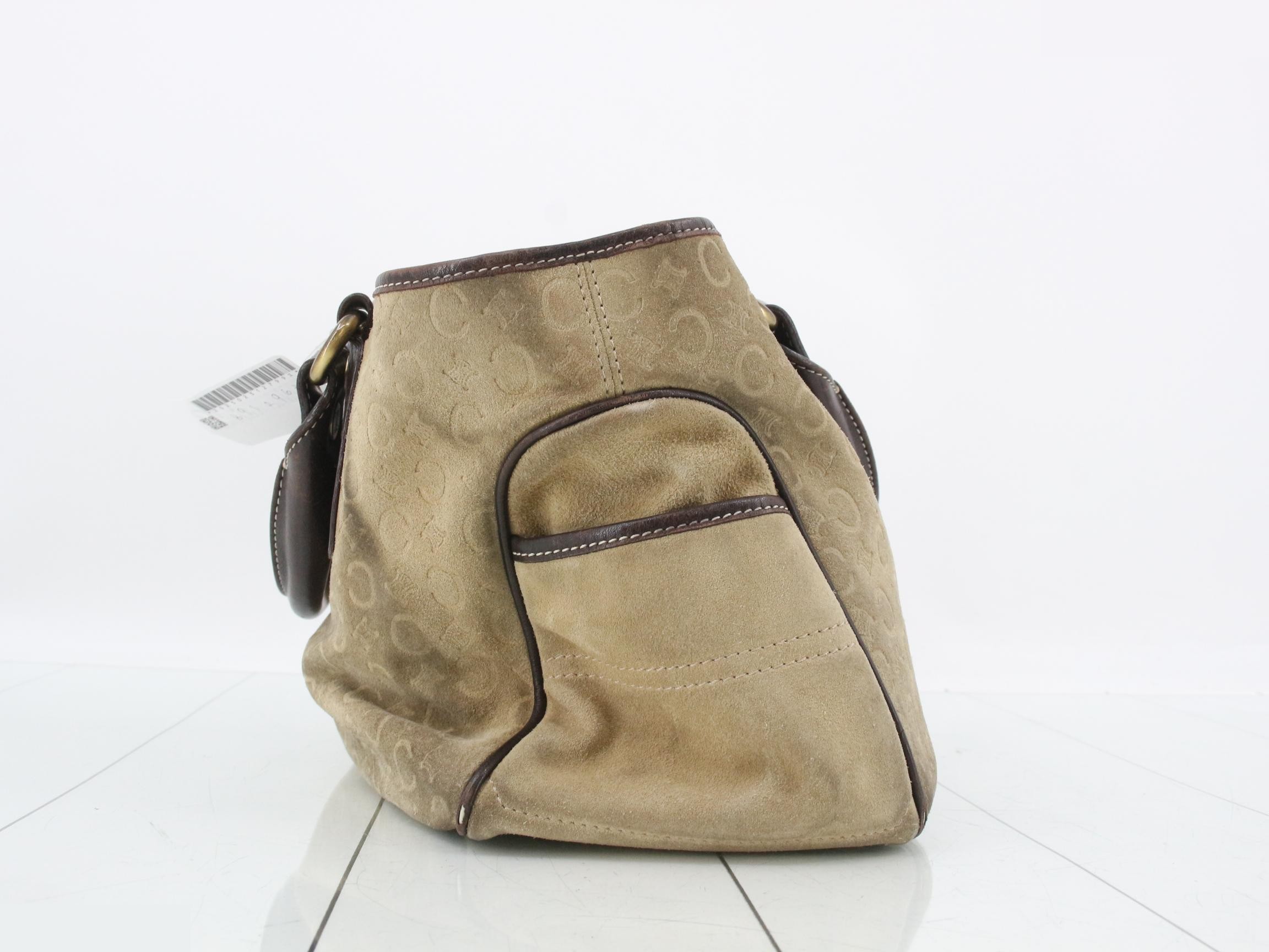 C Macadam Suede/Leather Handbag — view 3