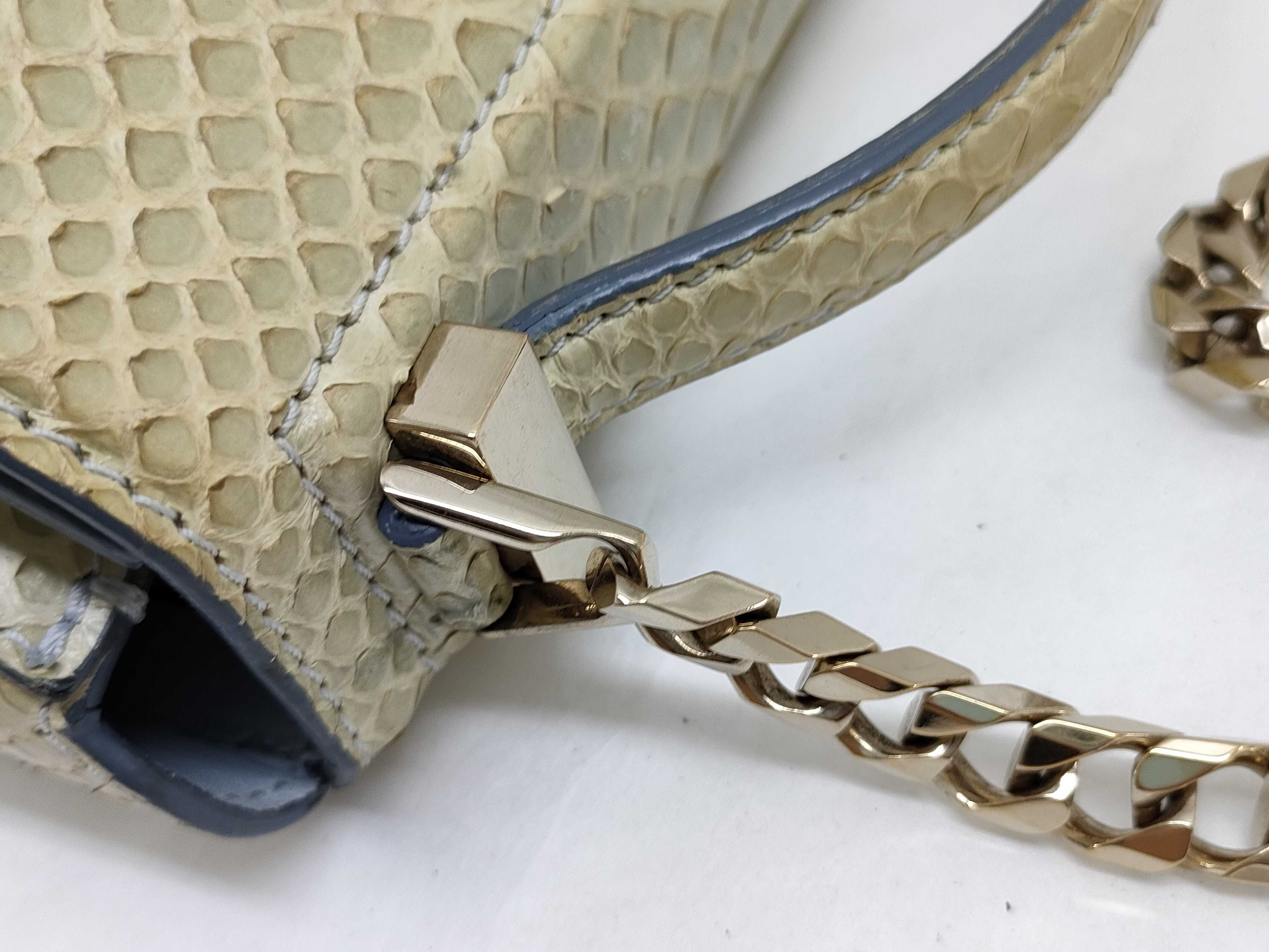 Python Pandora Box 2-Way Chain Handbag Shoulder Bag — view 5