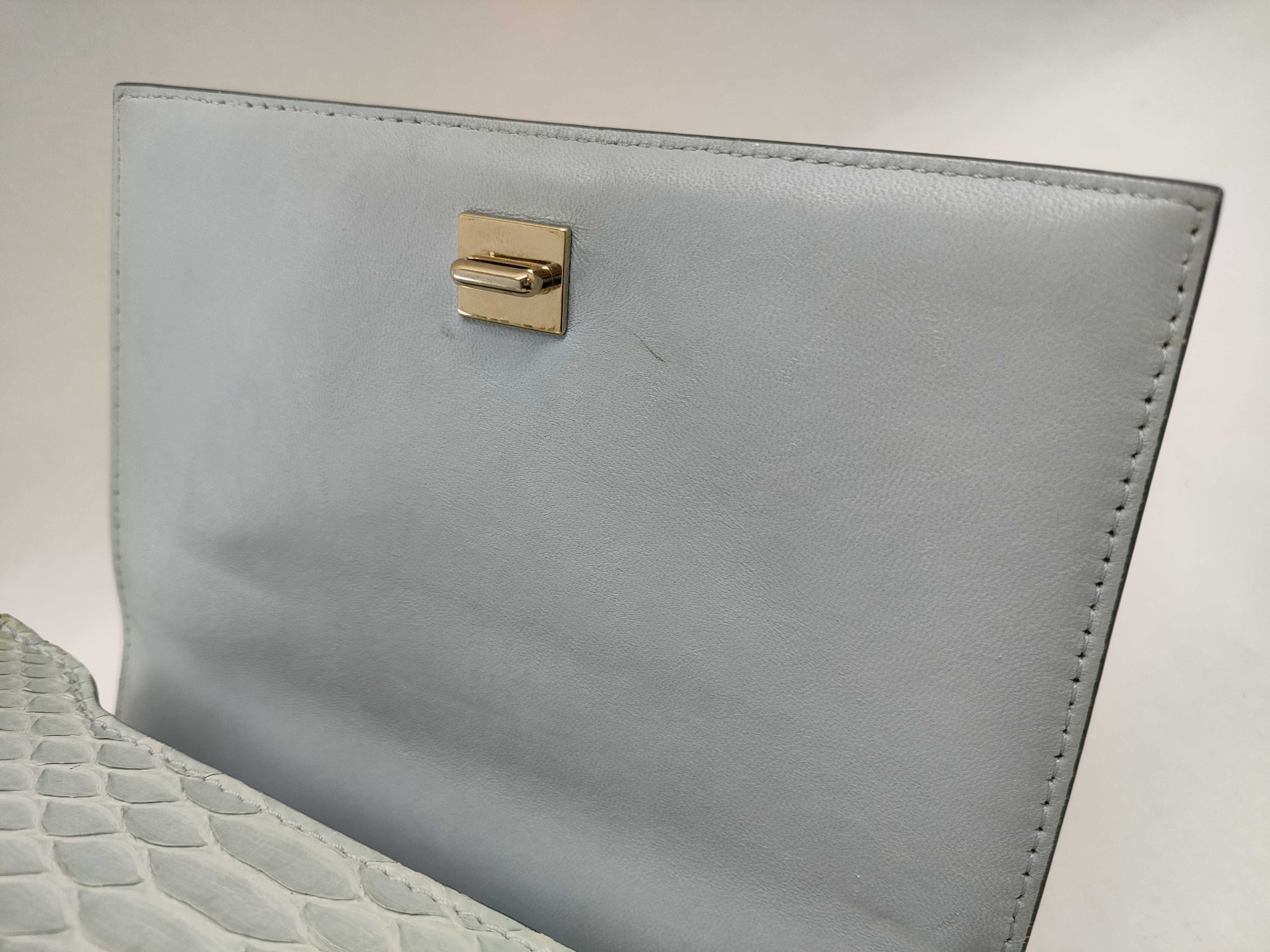 Python Pandora Box 2-Way Chain Handbag Shoulder Bag — view 8