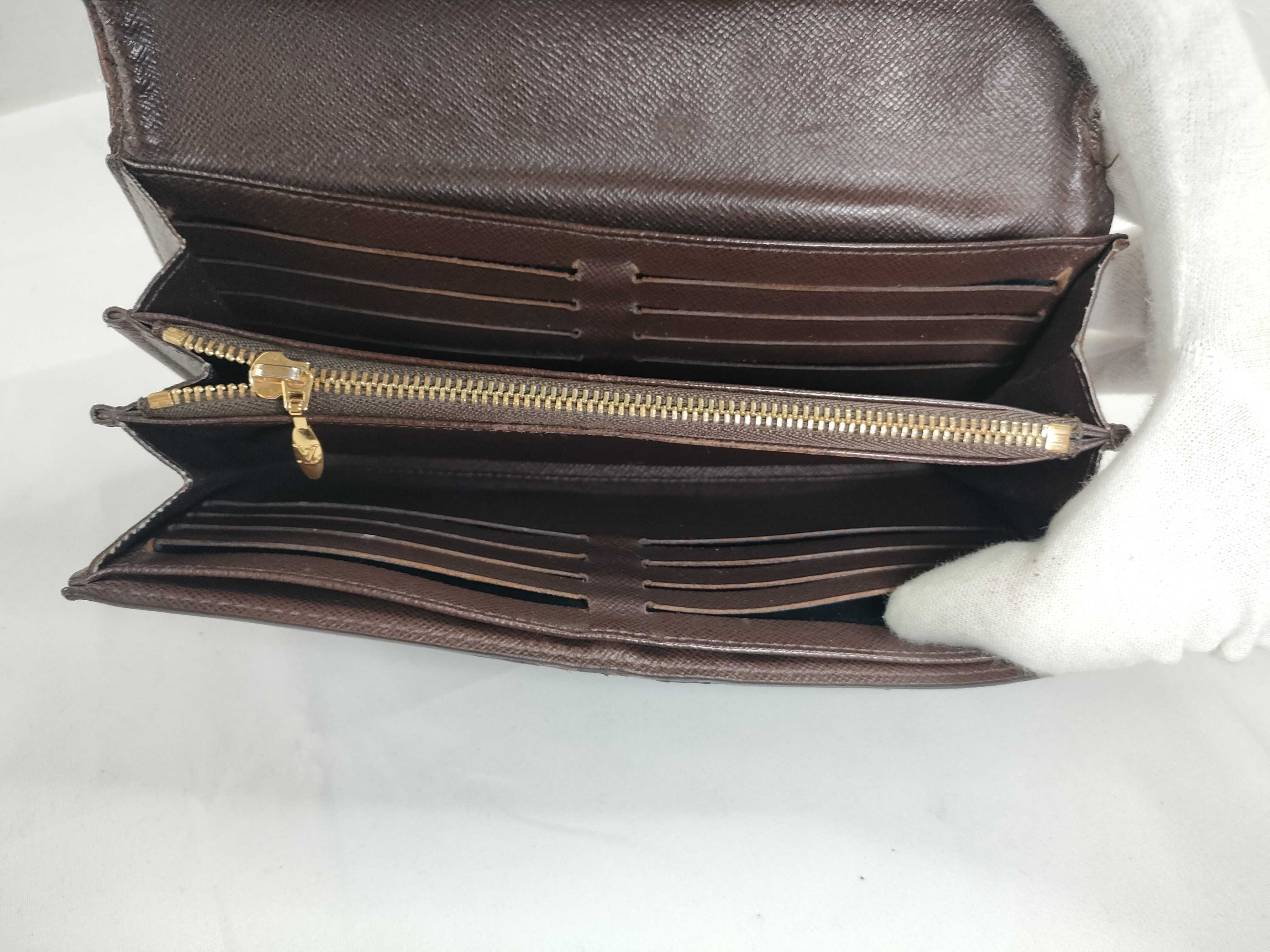 Damier Louis Vuitton Portefeuille Sistina M61747 CA0141 Damier Wallet Long Wallet — view 10