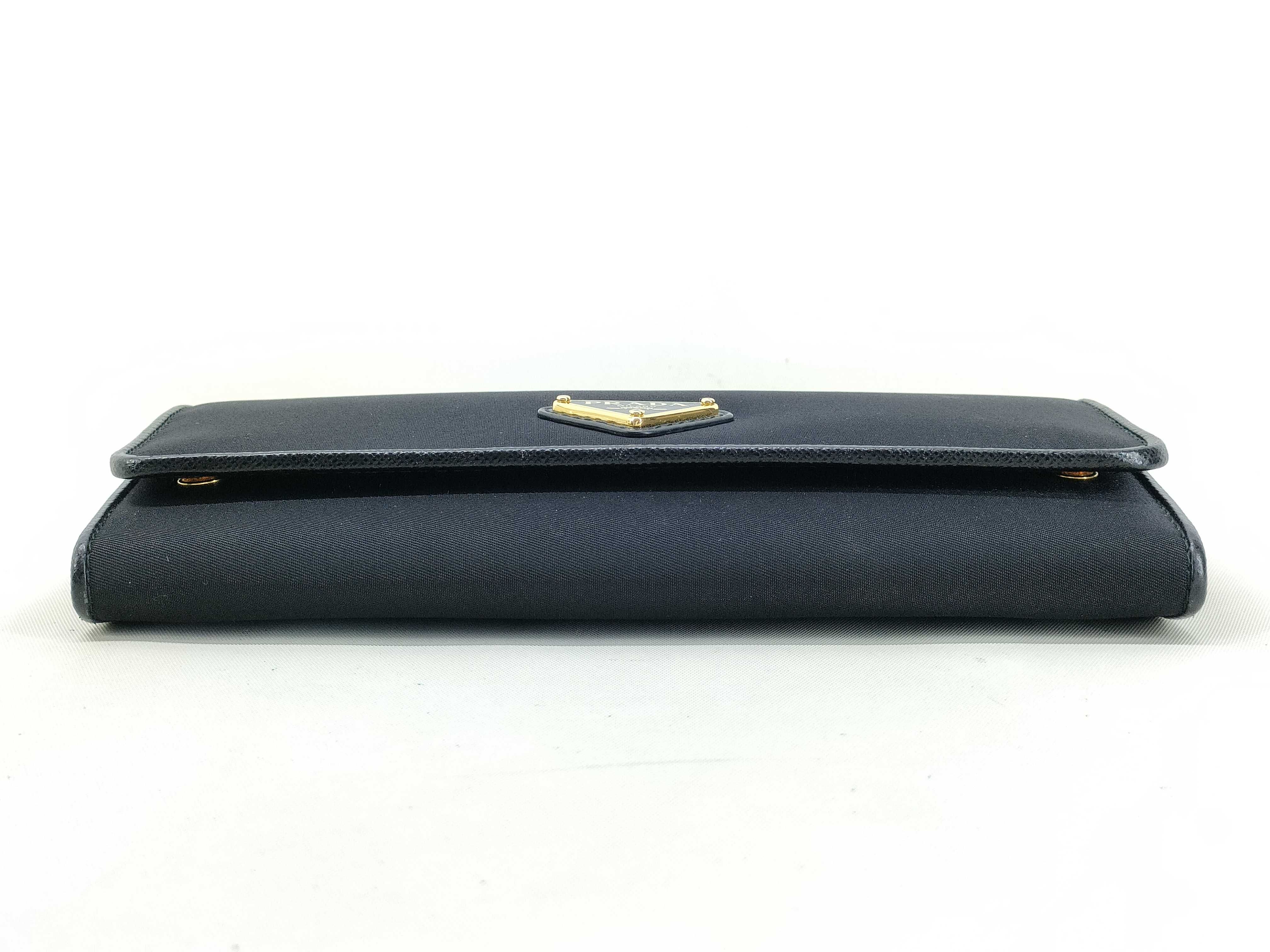 Nylon Long Wallet Tessuto Saffiano Wallet — view 4