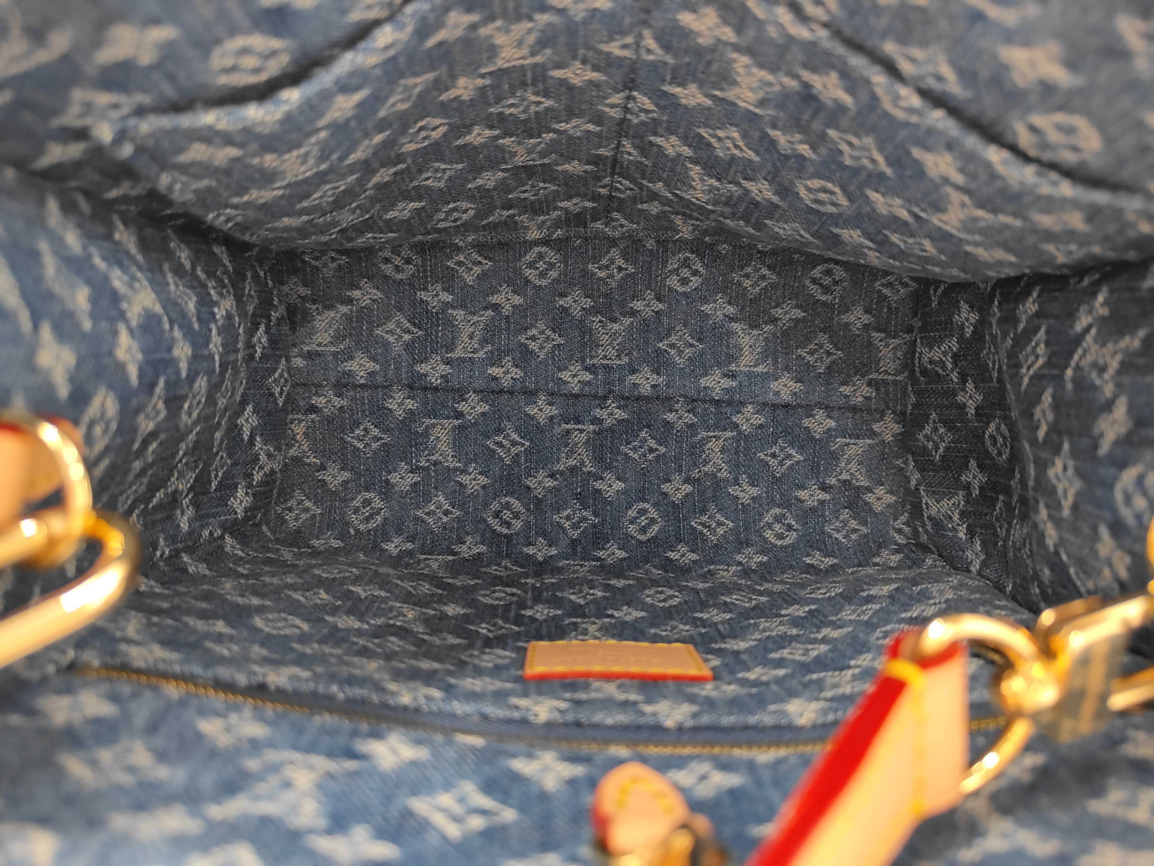 Monogram Denim M14633 OnTheGo PM Handbag — view 9