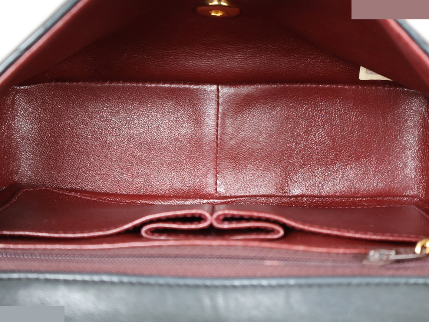 Mini Matelassé 20 Lambskin Chain Shoulder Bag, Black — view 12