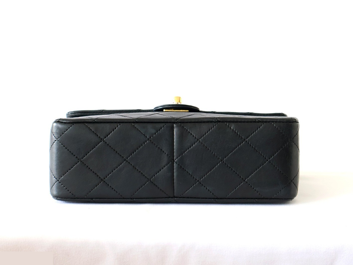 Mini Matelassé 20 Lambskin Chain Shoulder Bag, Black — view 5