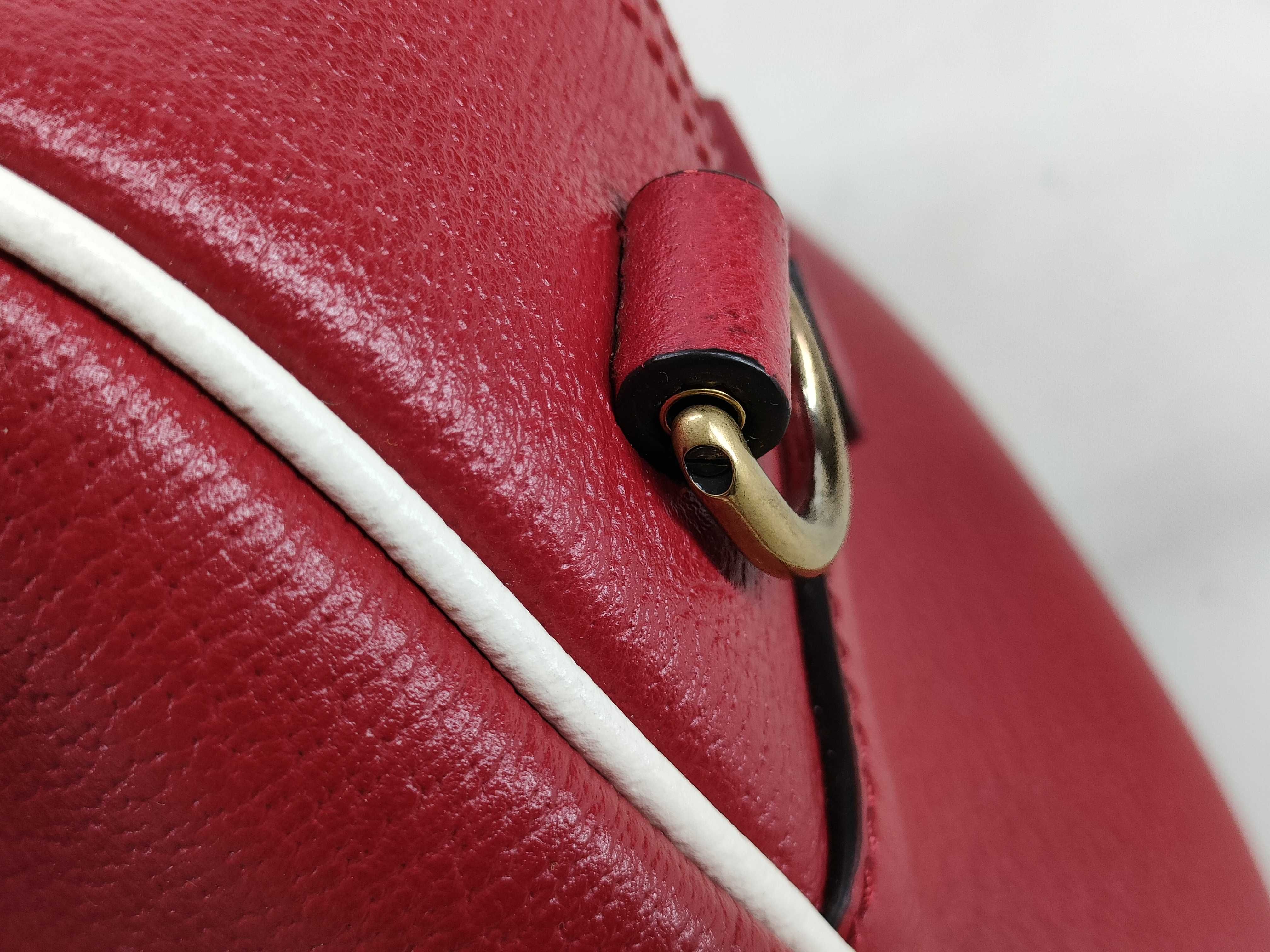 x Adidas Mini Duffle Leather Handbag, Red — view 14