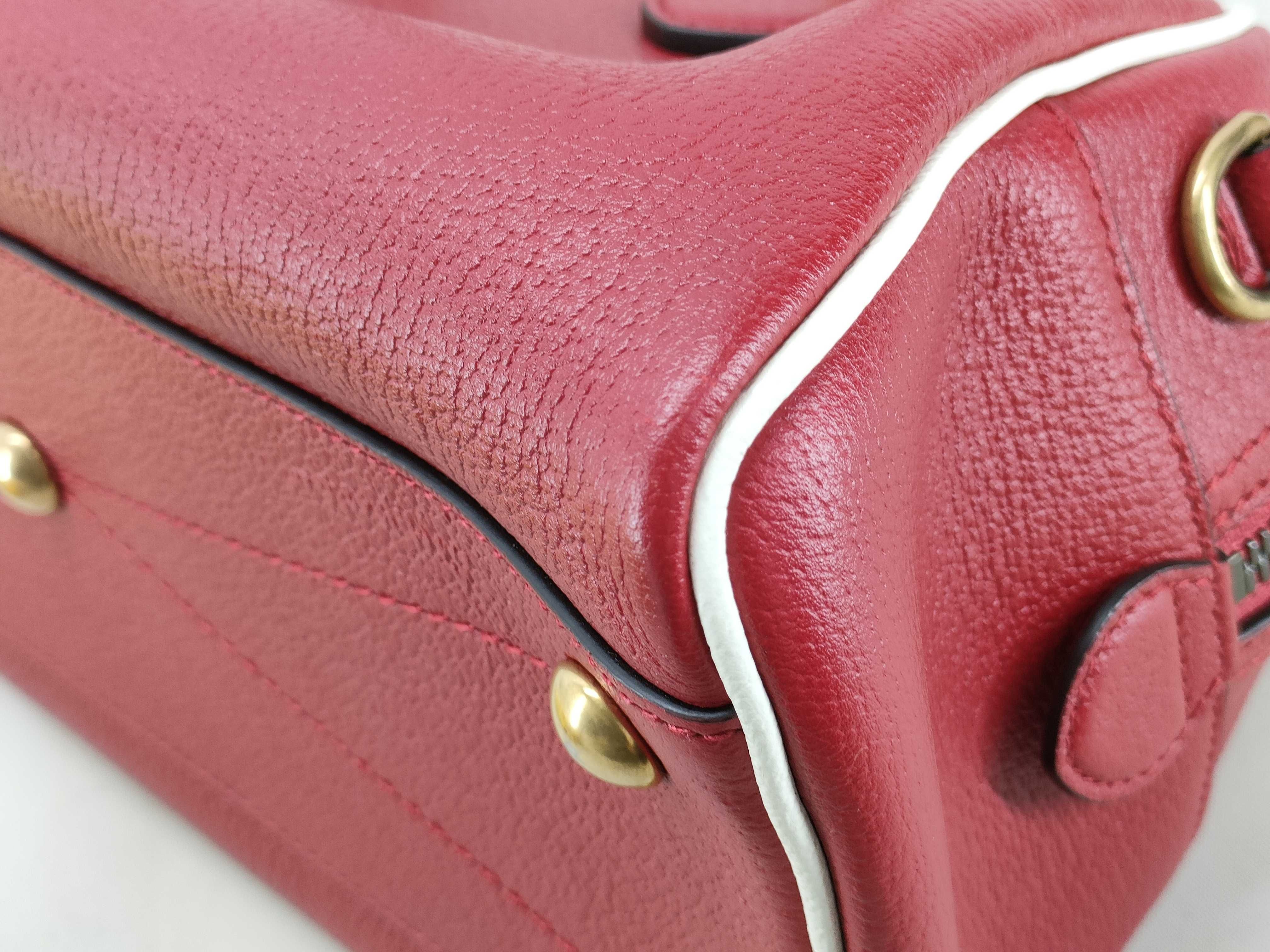 x Adidas Mini Duffle Leather Handbag, Red — view 4