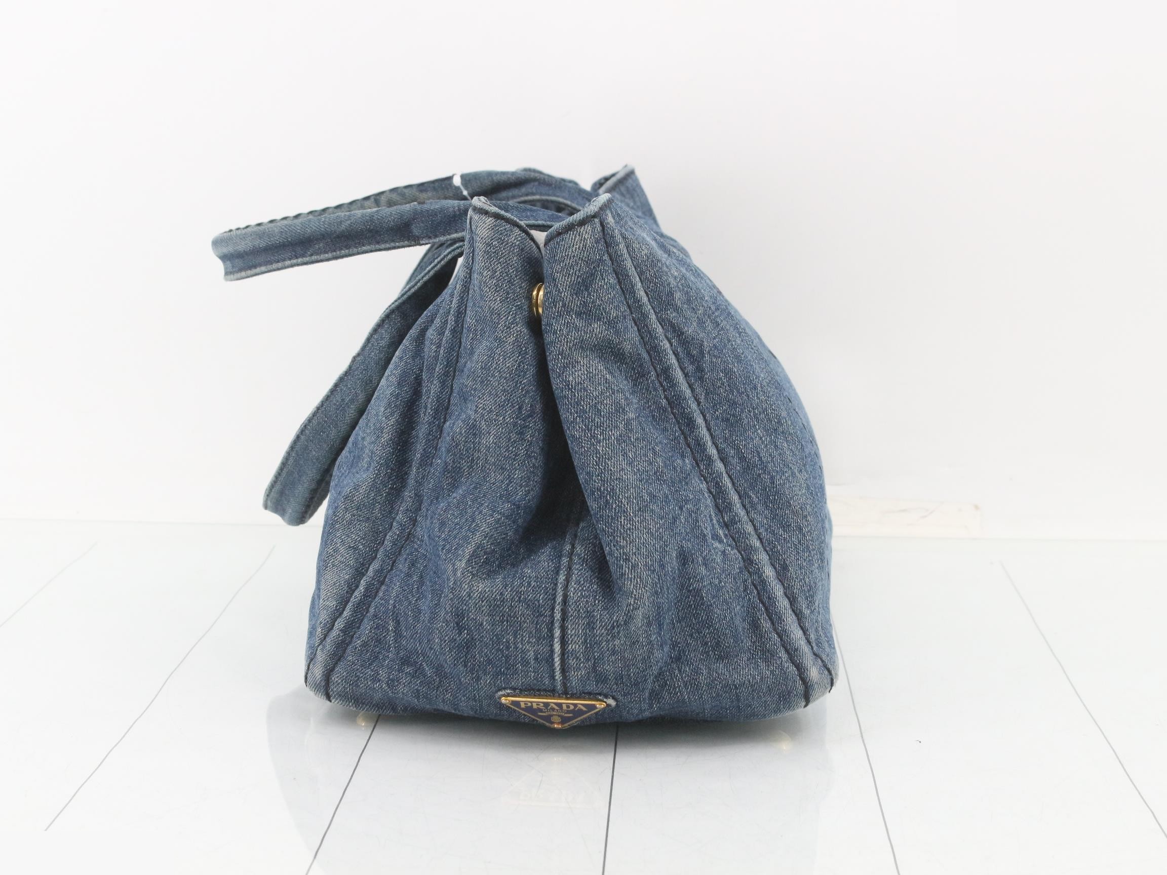 Canapa Denim Tote Bag — view 4