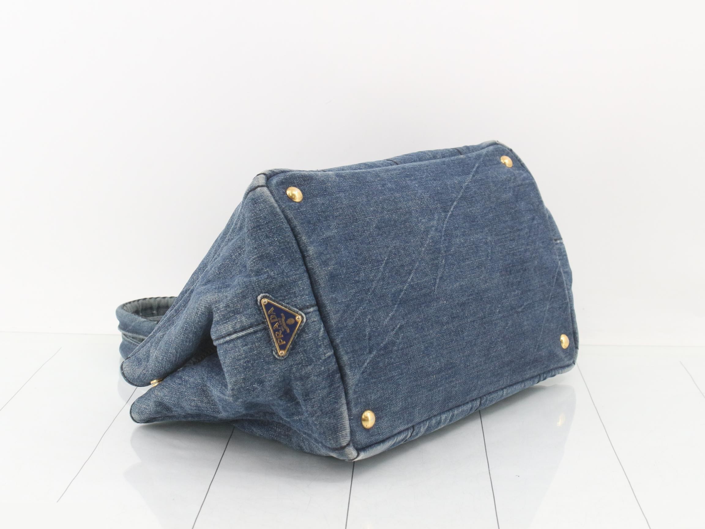 Canapa Denim Tote Bag — view 5