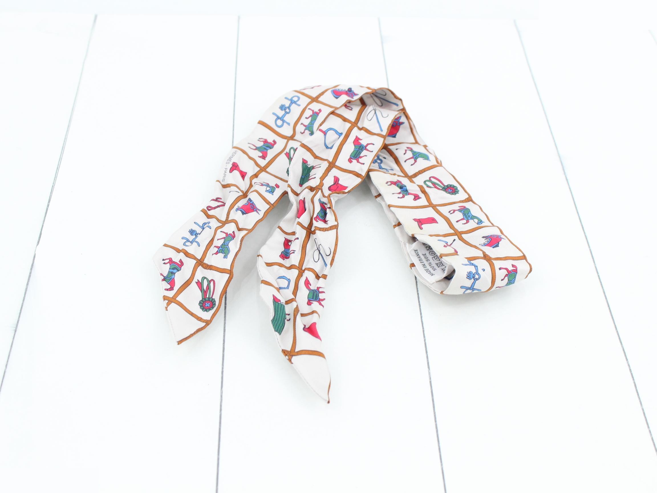 Silk Twilly Cream — view 2