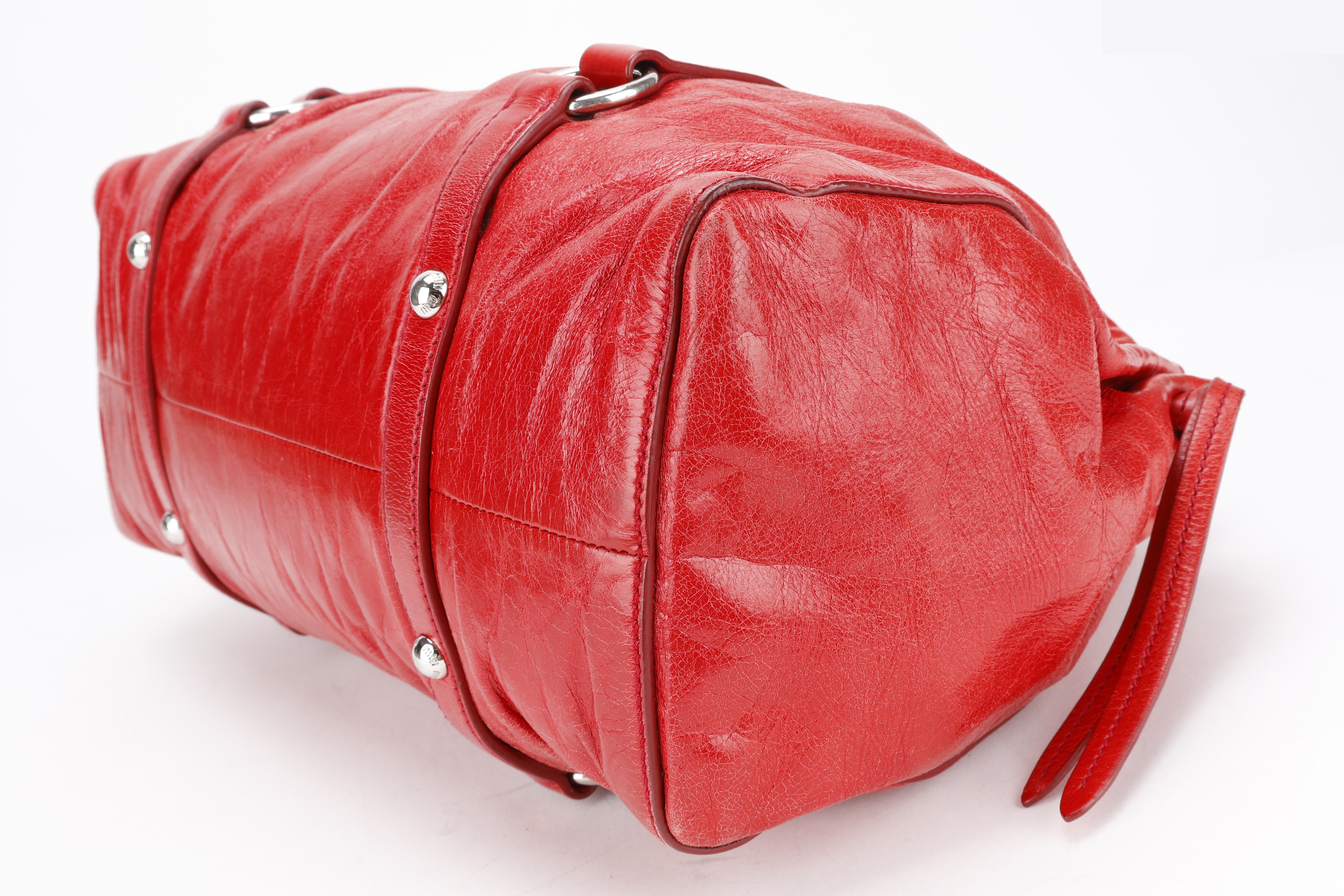 BAULETTO VITELLO LUX ROSSO RED SHW — view 5