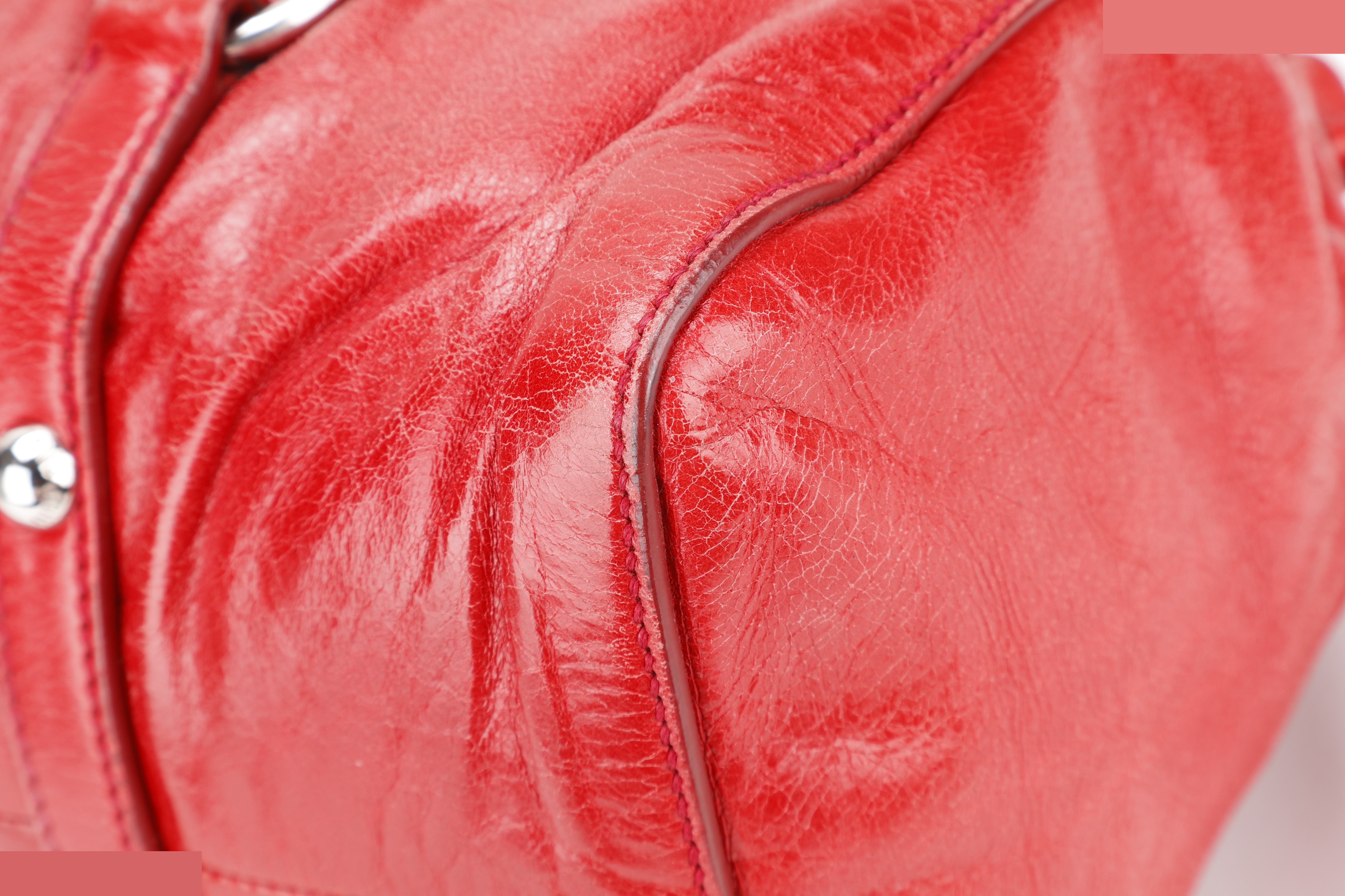 BAULETTO VITELLO LUX ROSSO RED SHW — view 7