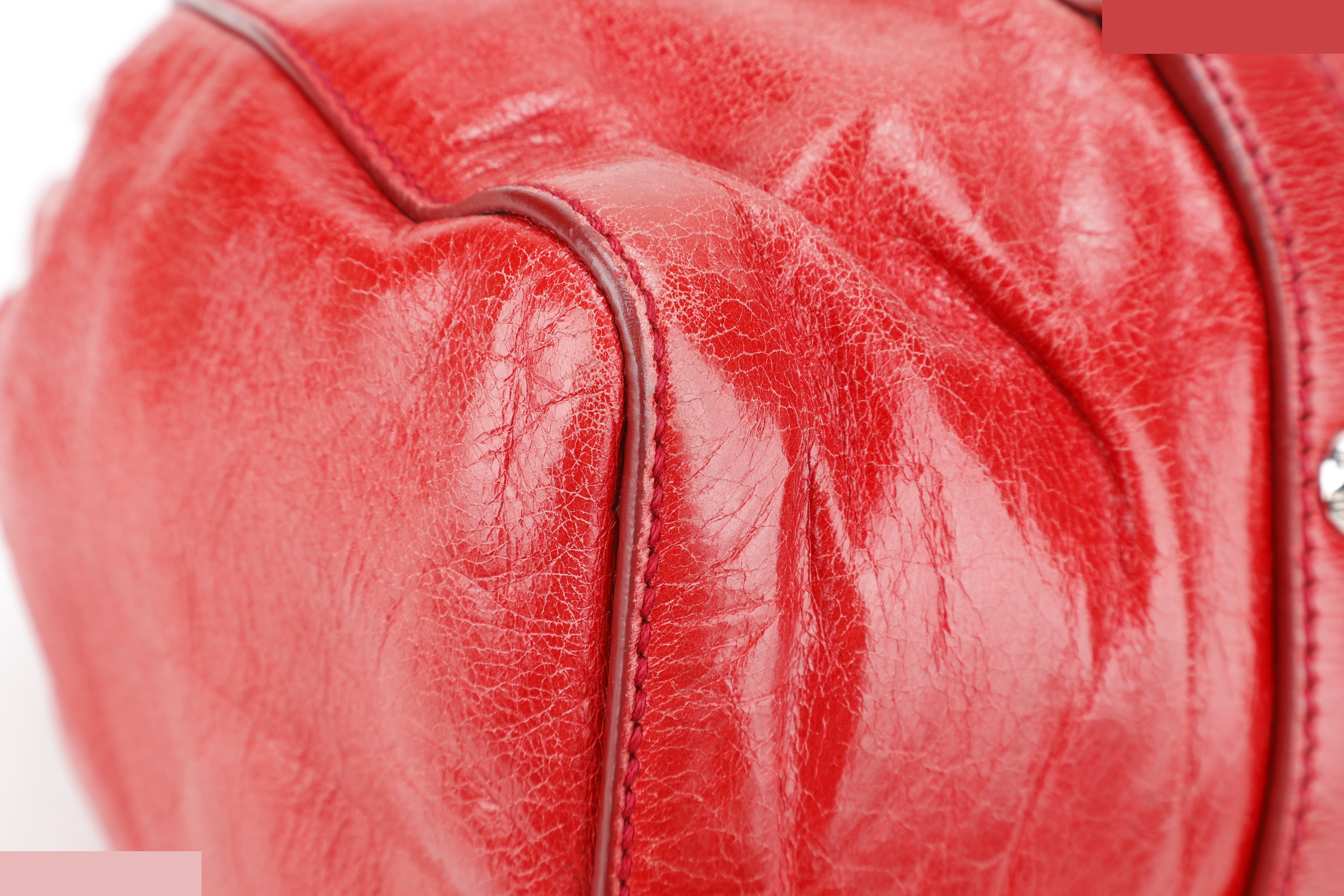 BAULETTO VITELLO LUX ROSSO RED SHW — view 8