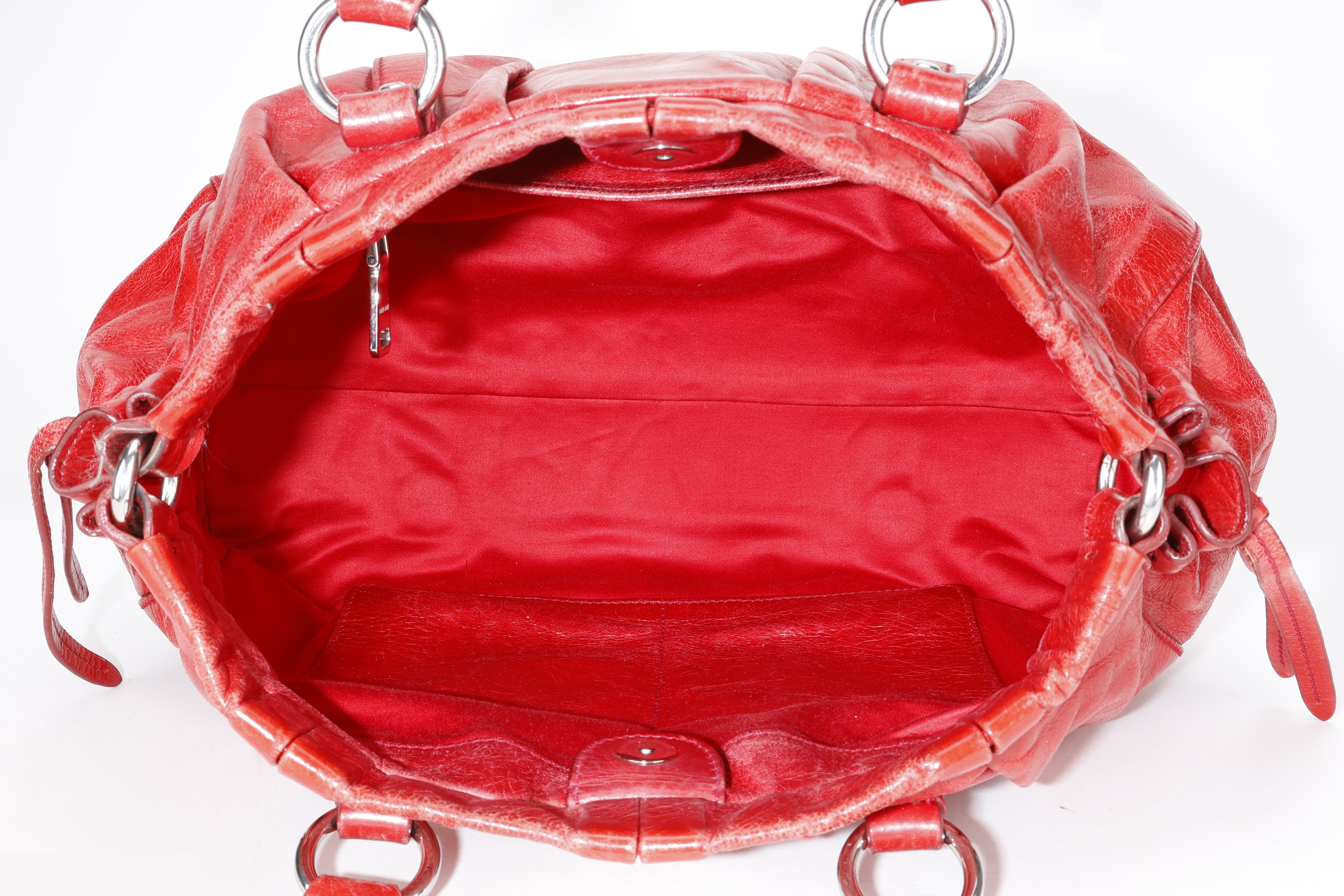 BAULETTO VITELLO LUX ROSSO RED SHW — view 9