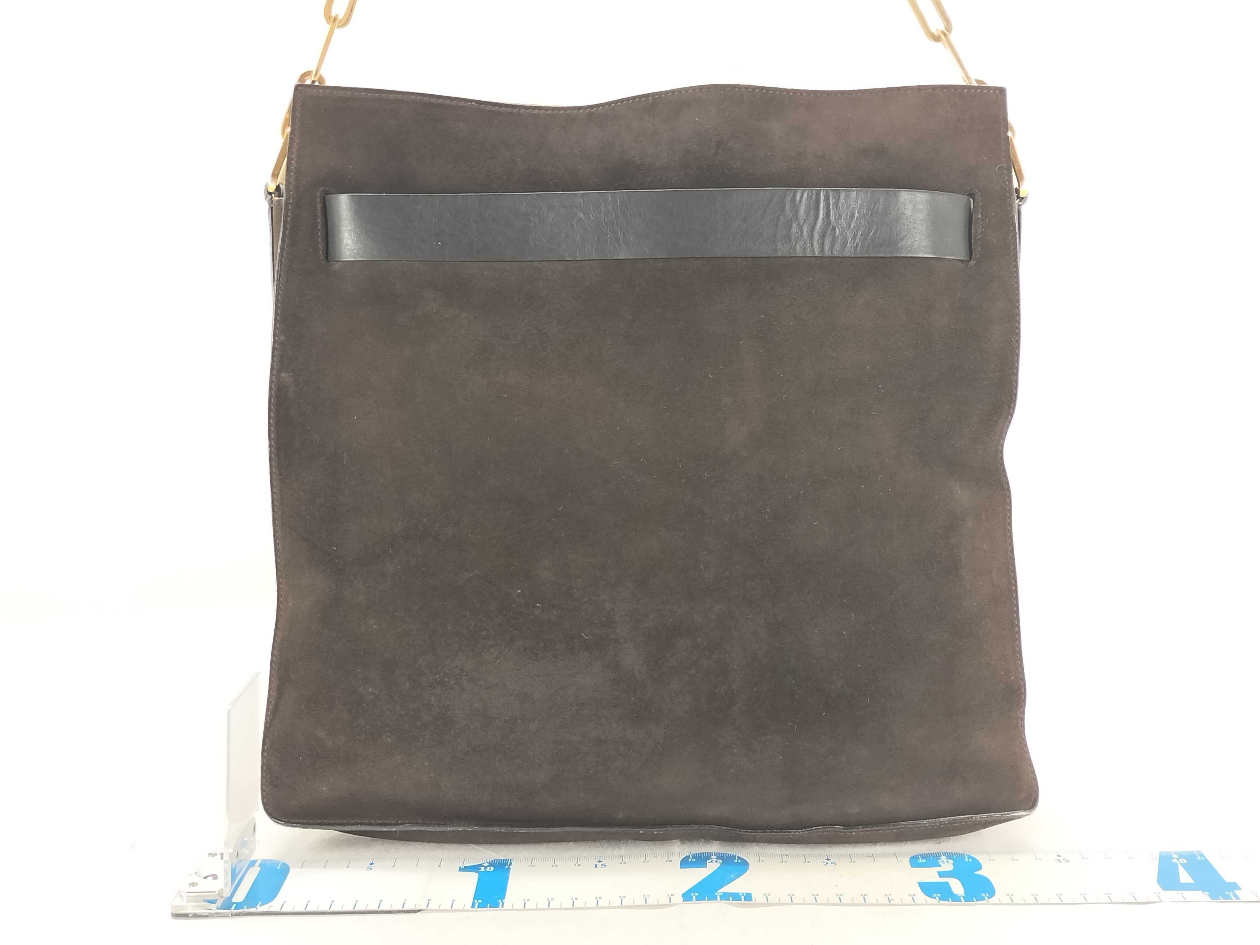 Suede Chain Shoulder Bag — view 2
