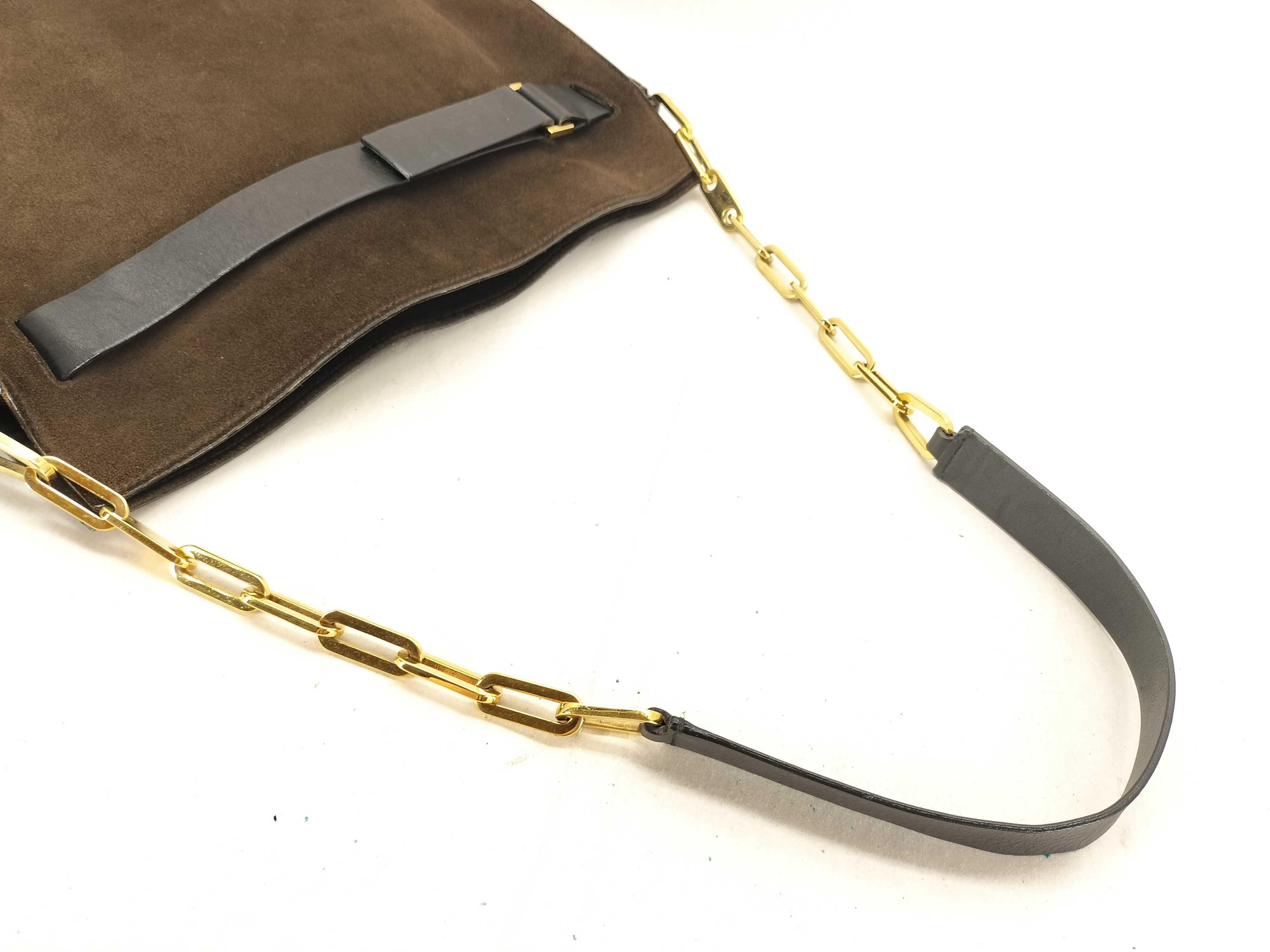 Suede Chain Shoulder Bag — view 3