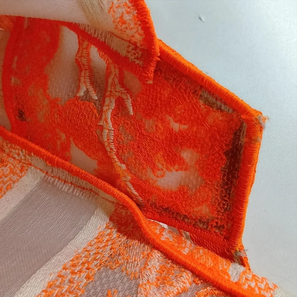 Diorcamp Canvas x Mesh Shoulder Bag Orange — view 11