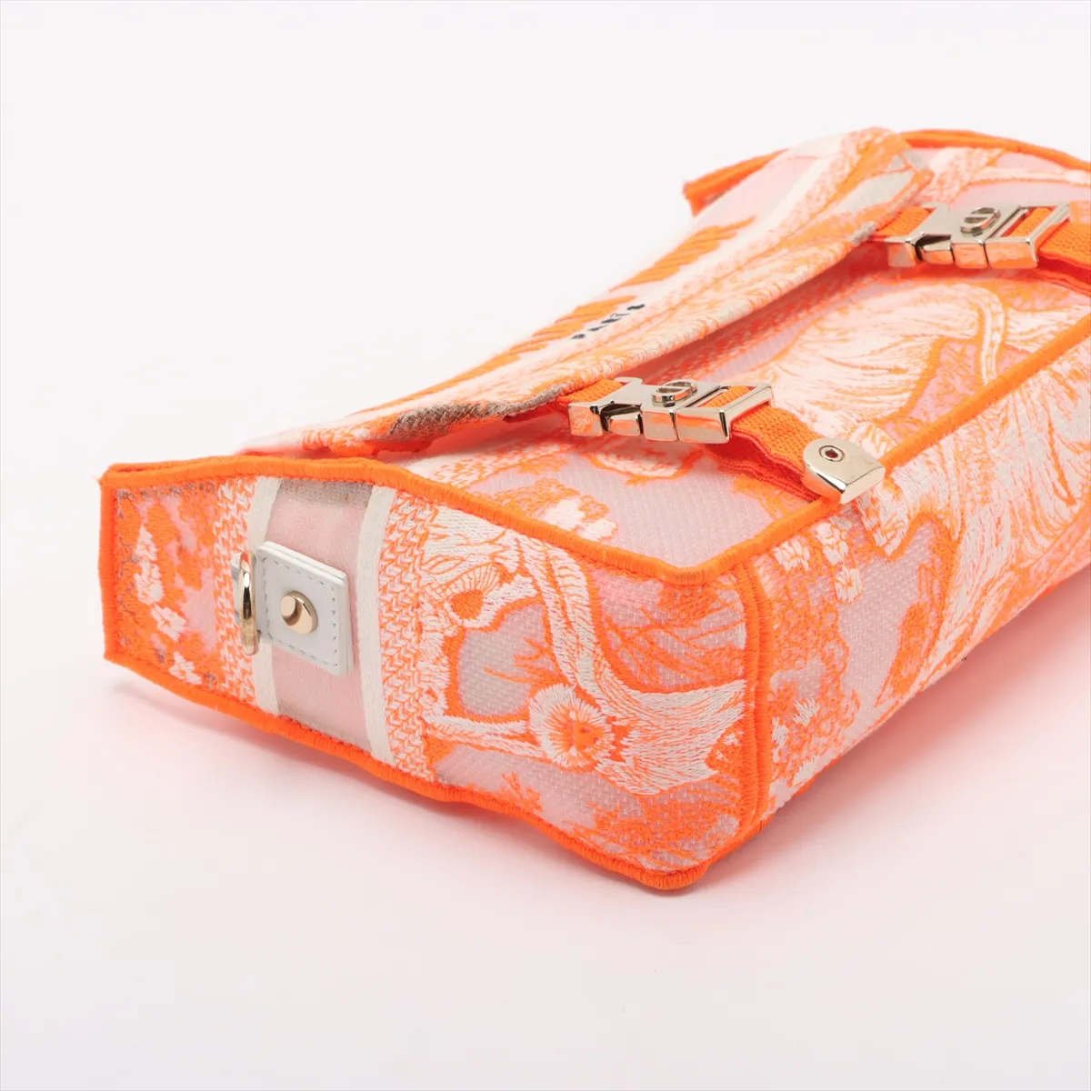 Diorcamp Canvas x Mesh Shoulder Bag Orange — view 4