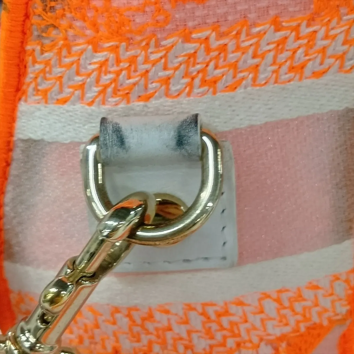Diorcamp Canvas x Mesh Shoulder Bag Orange — view 10