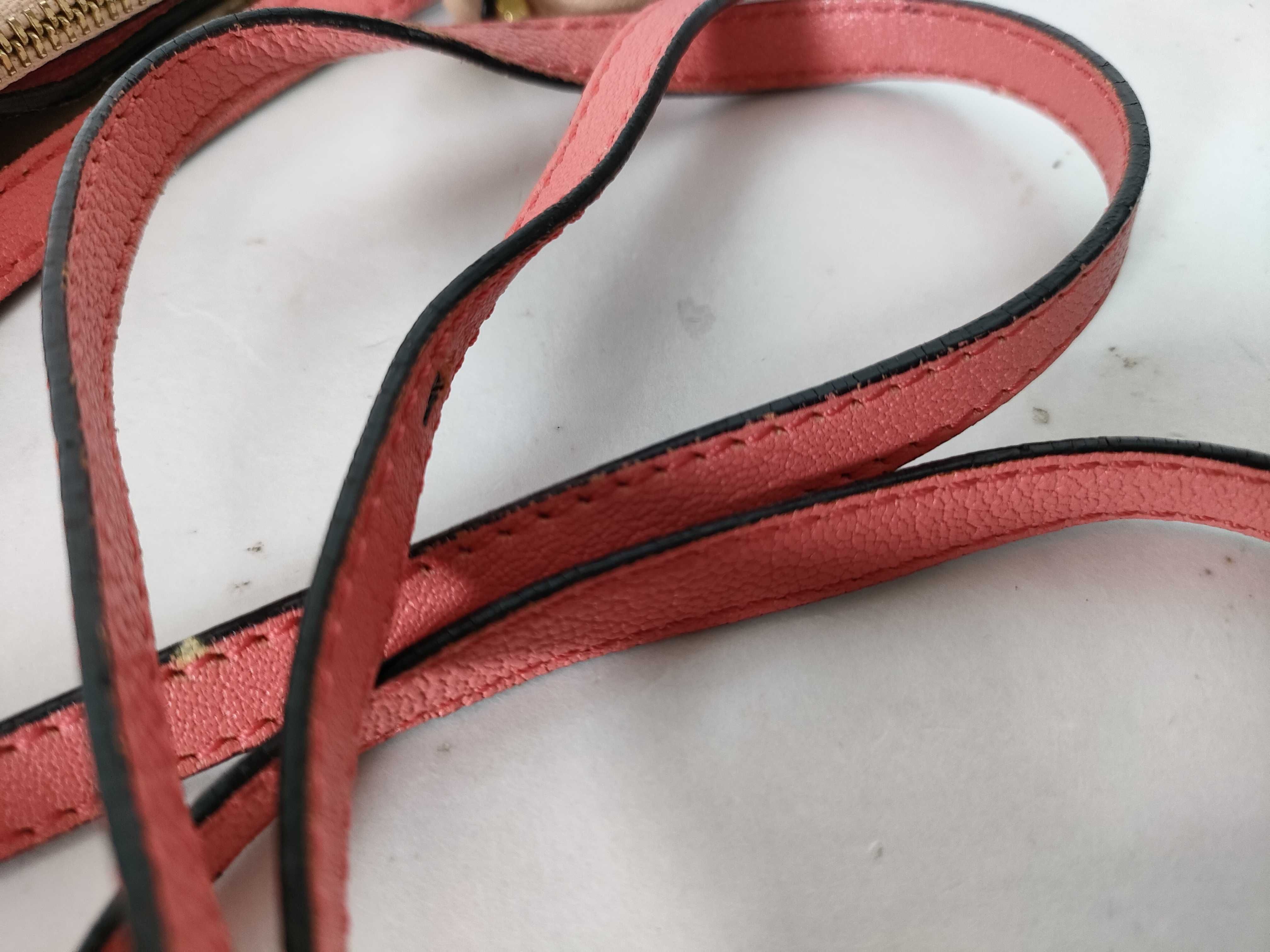 leather shoulder bag, pink shoulder bag — view 4