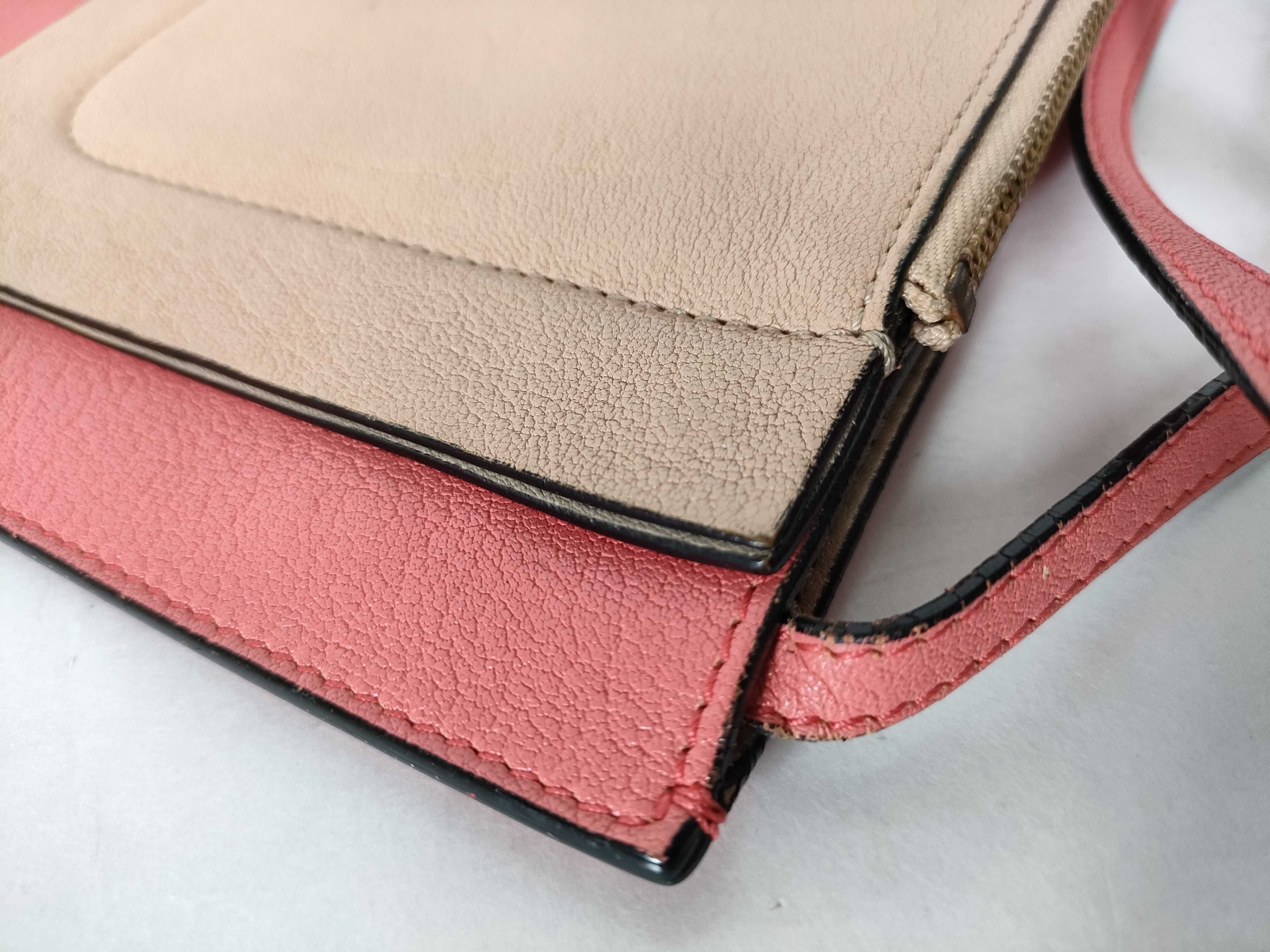 leather shoulder bag, pink shoulder bag — view 5