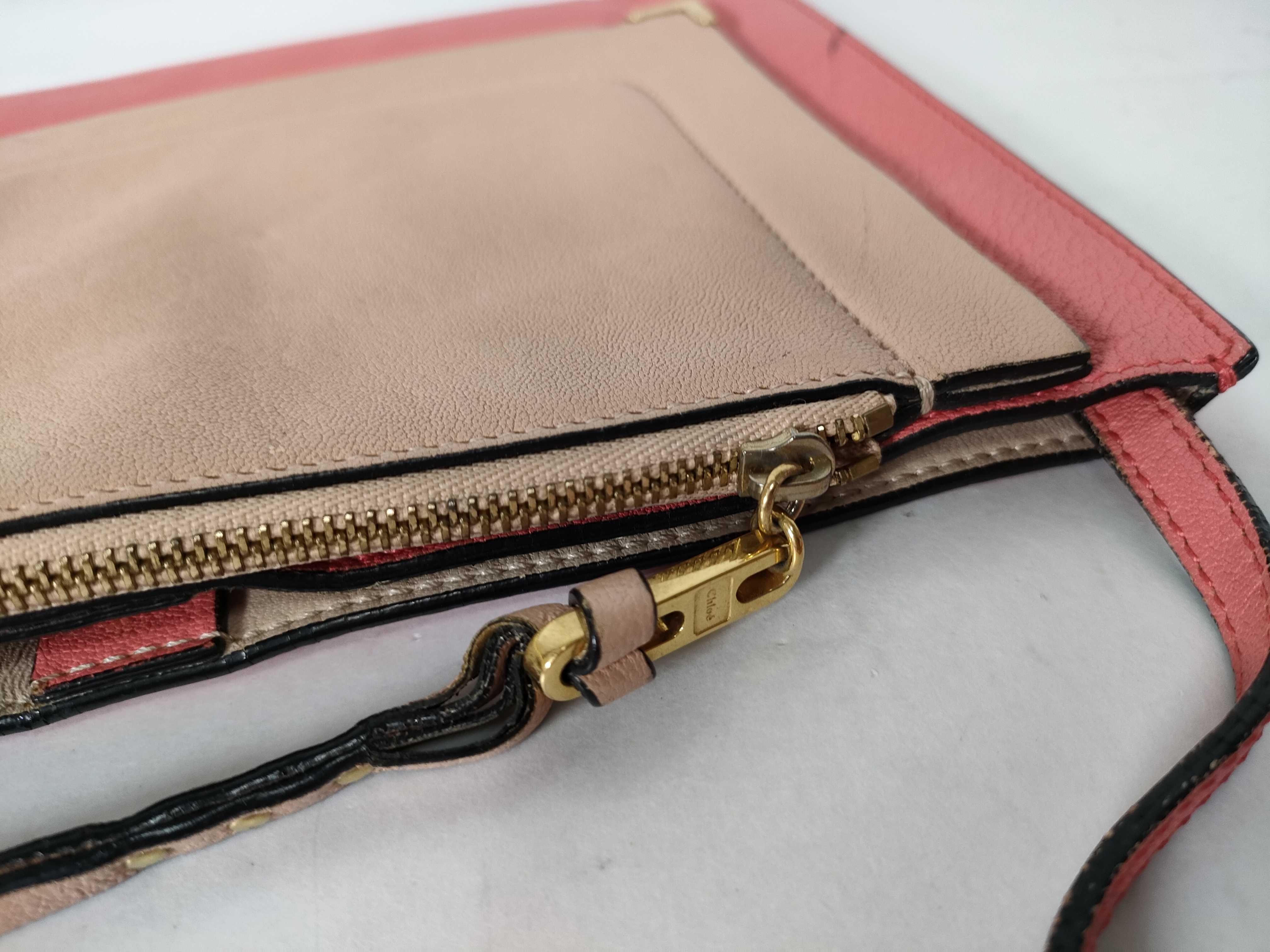 leather shoulder bag, pink shoulder bag — view 8
