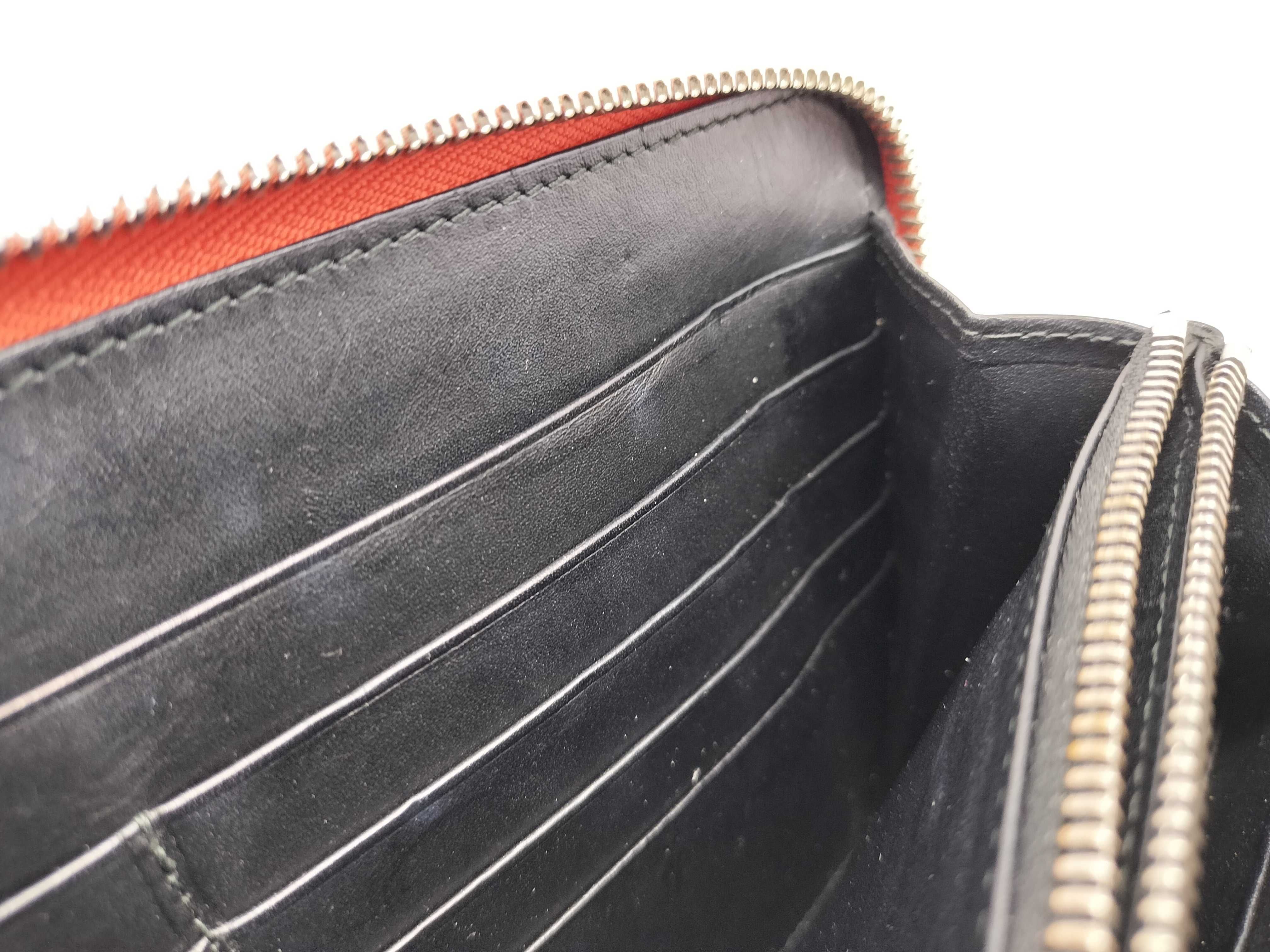 Leather Round Wallet Long Wallet — view 12