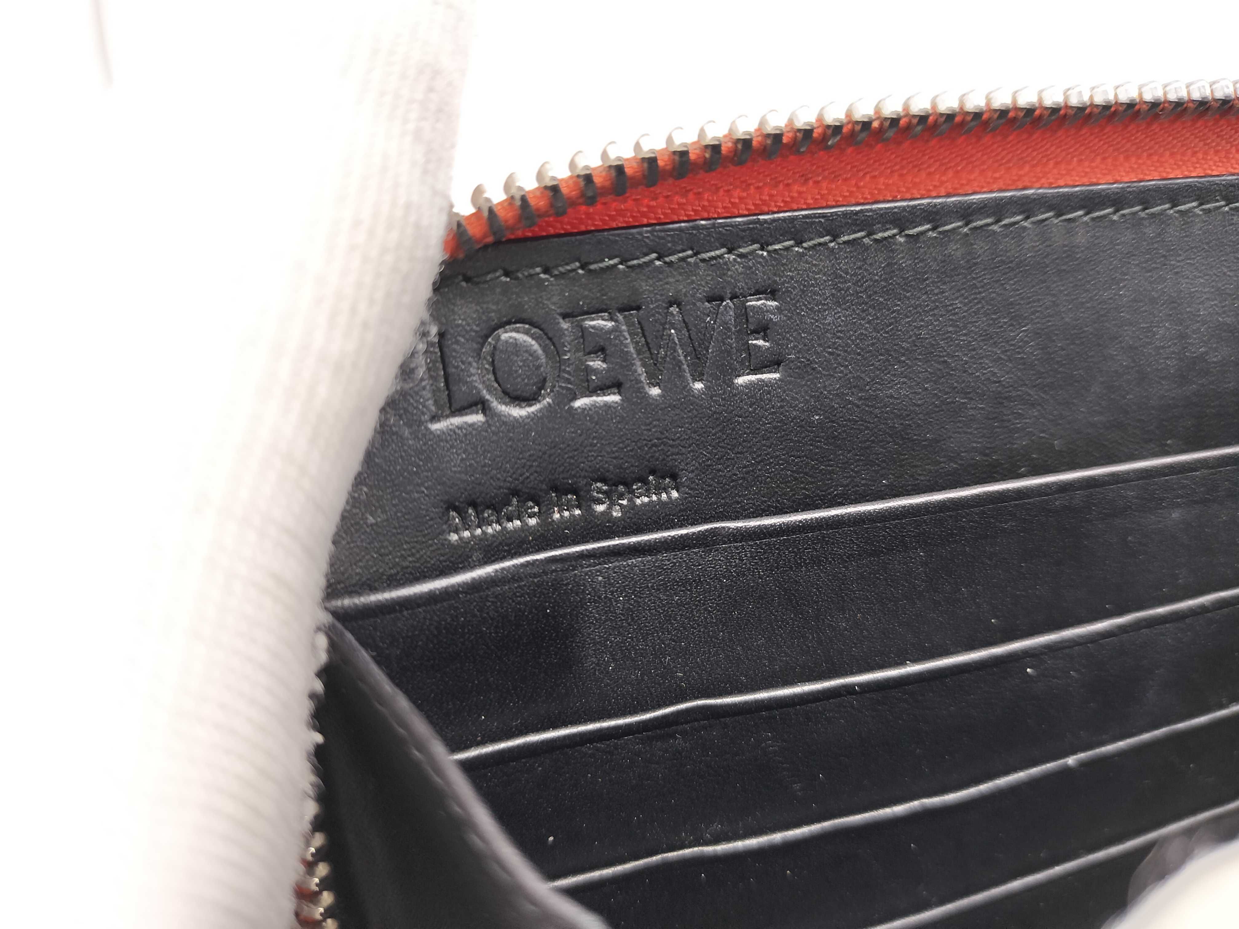 Leather Round Wallet Long Wallet — view 14