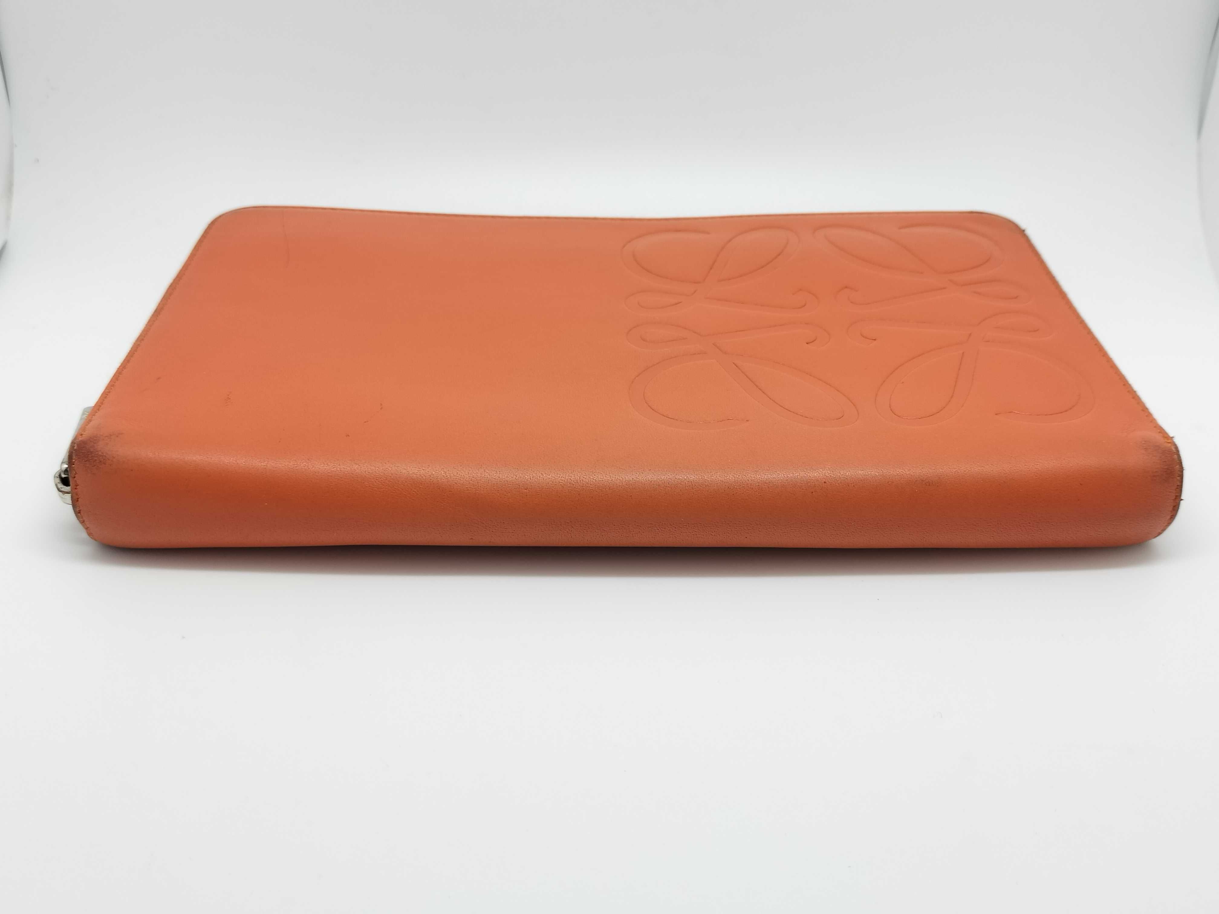 Leather Round Wallet Long Wallet — view 4