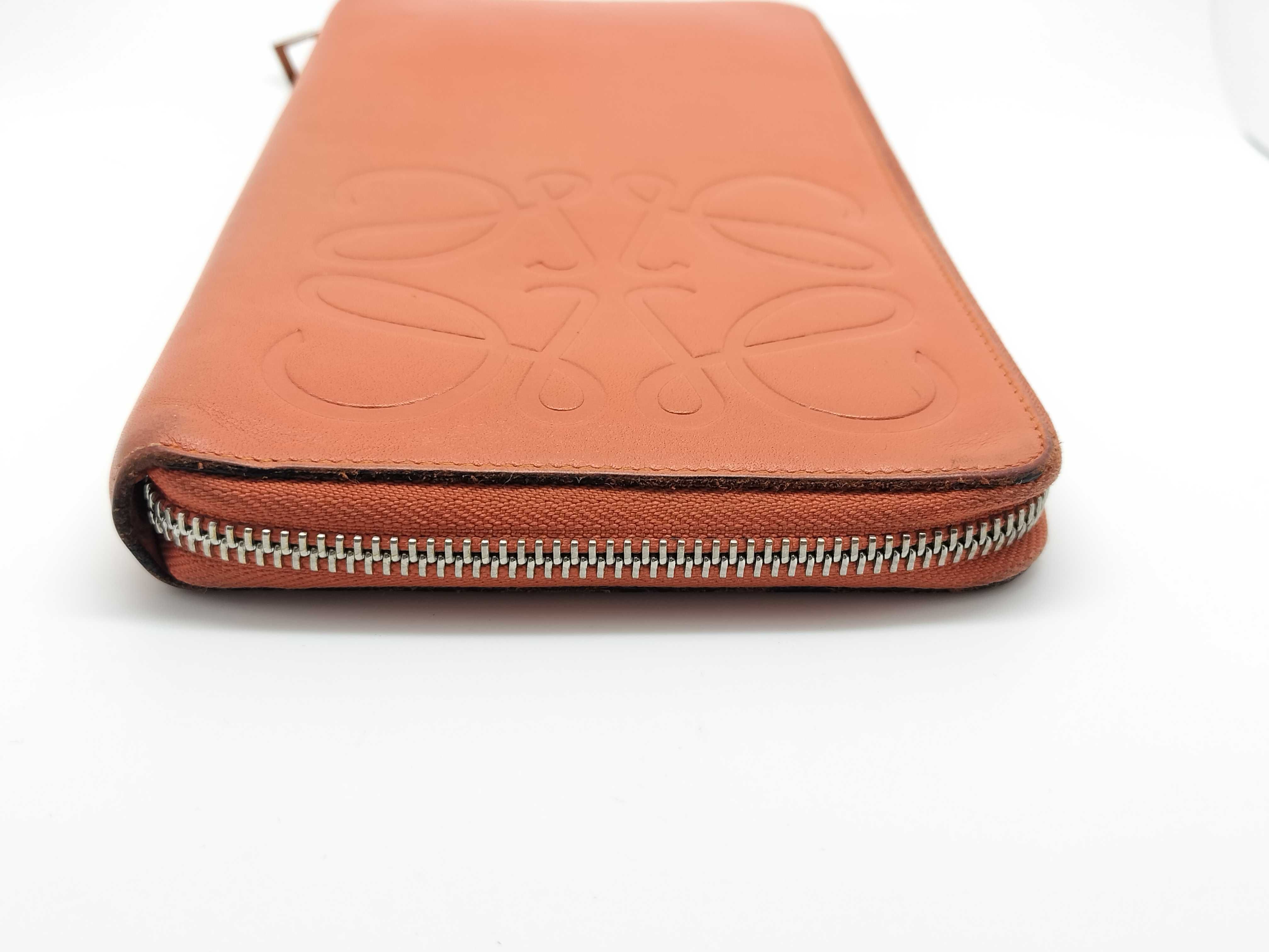 Leather Round Wallet Long Wallet — view 5