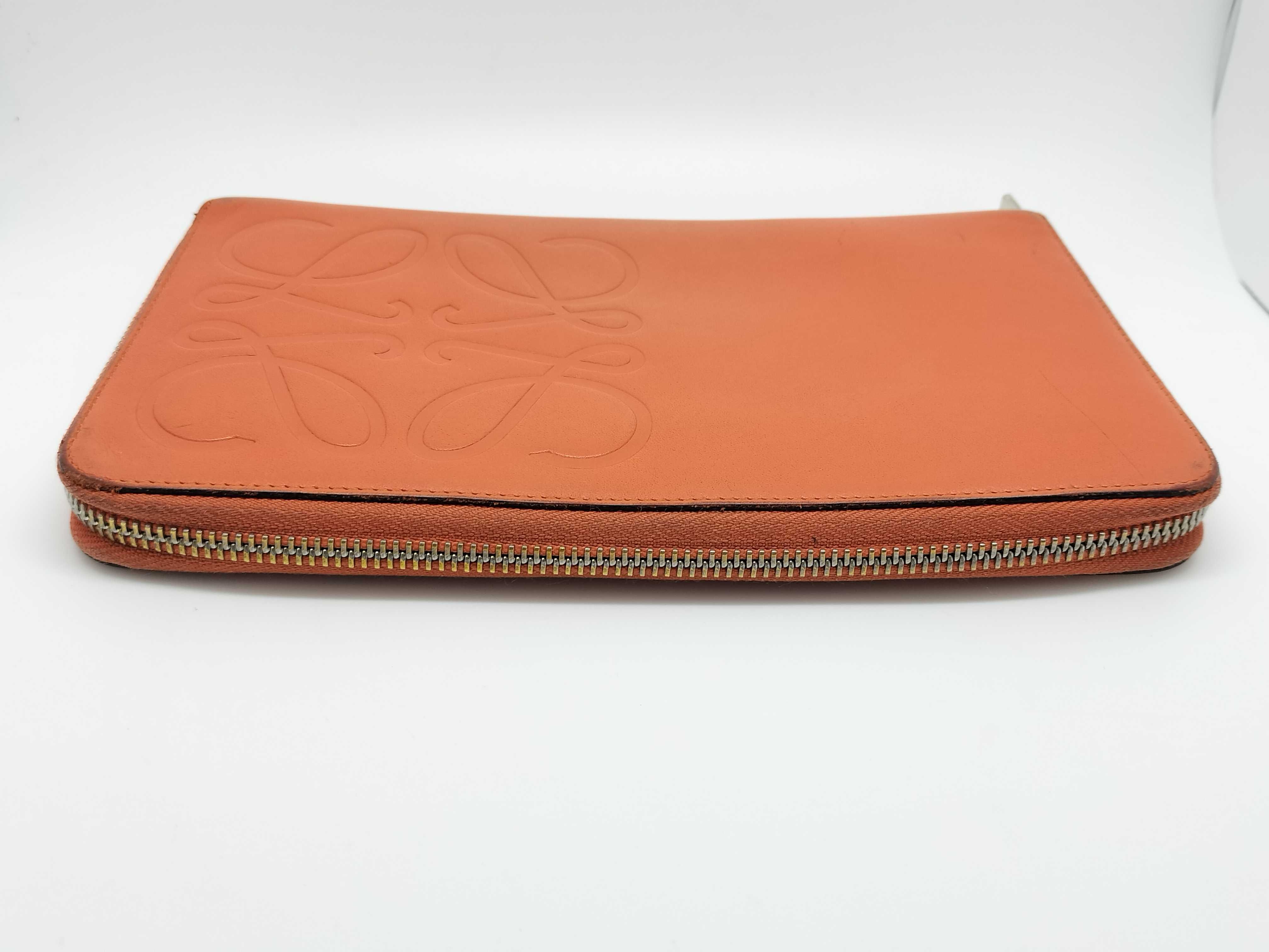 Leather Round Wallet Long Wallet — view 6