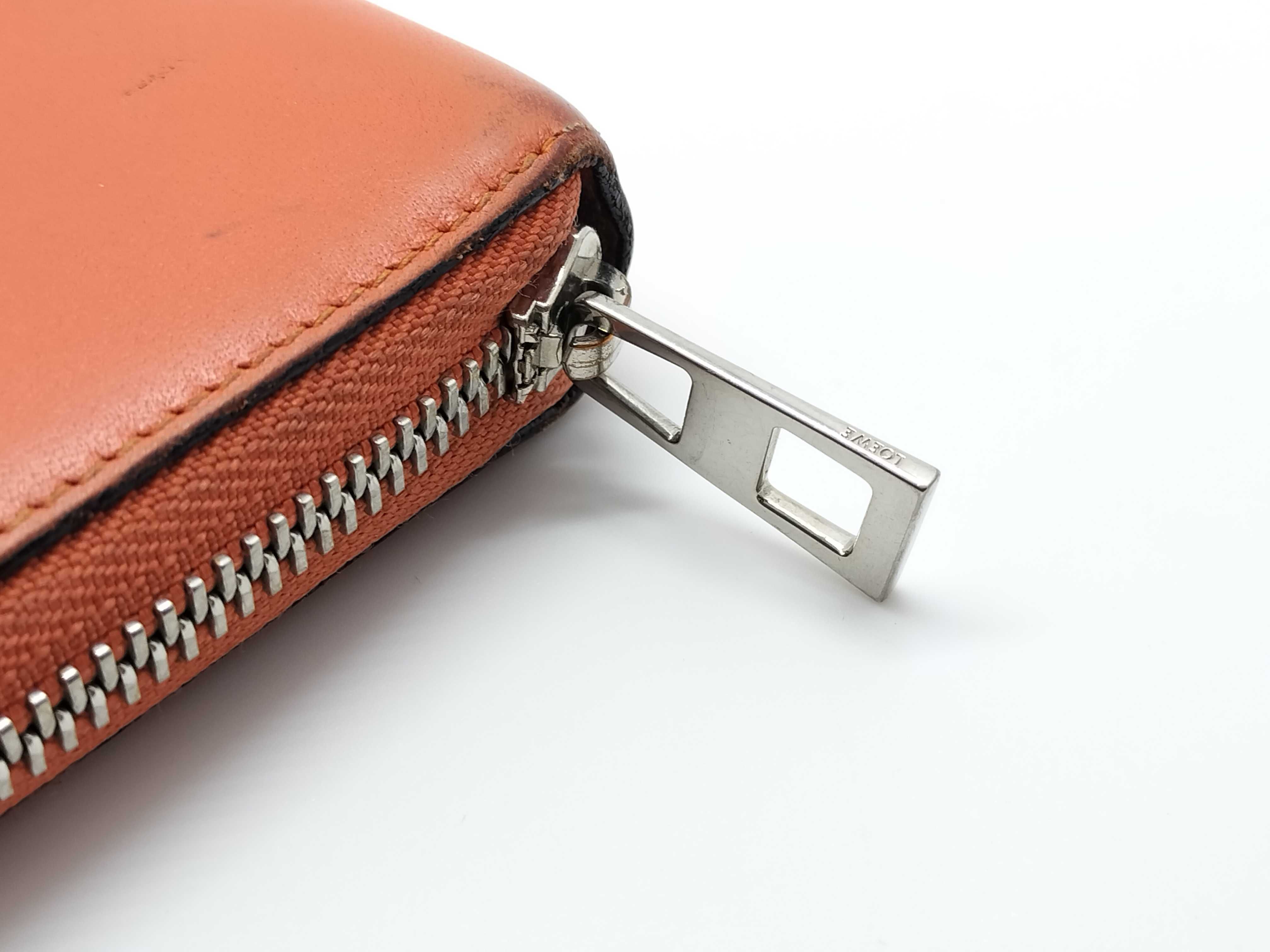 Leather Round Wallet Long Wallet — view 8