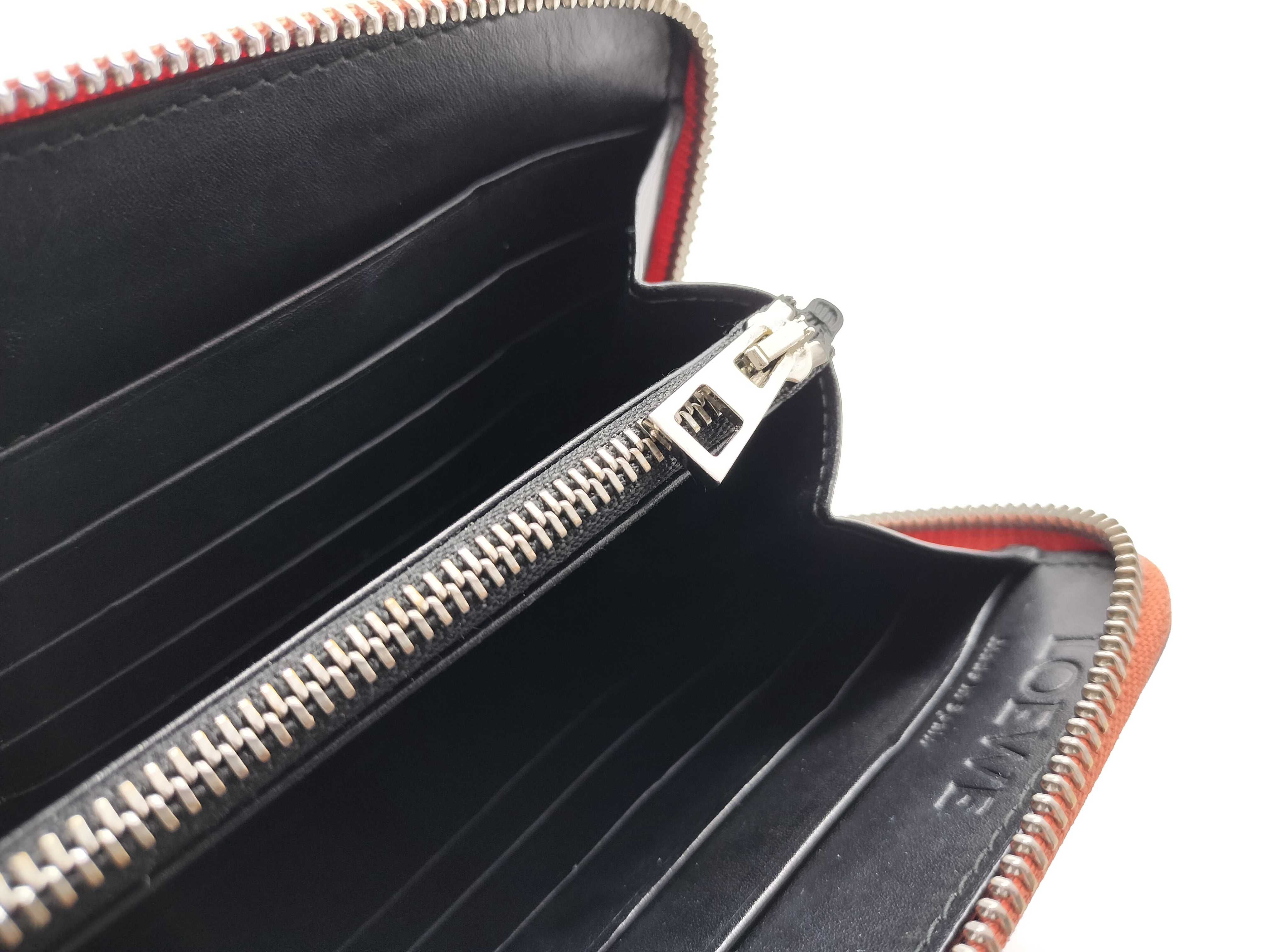 Leather Round Wallet Long Wallet — view 10