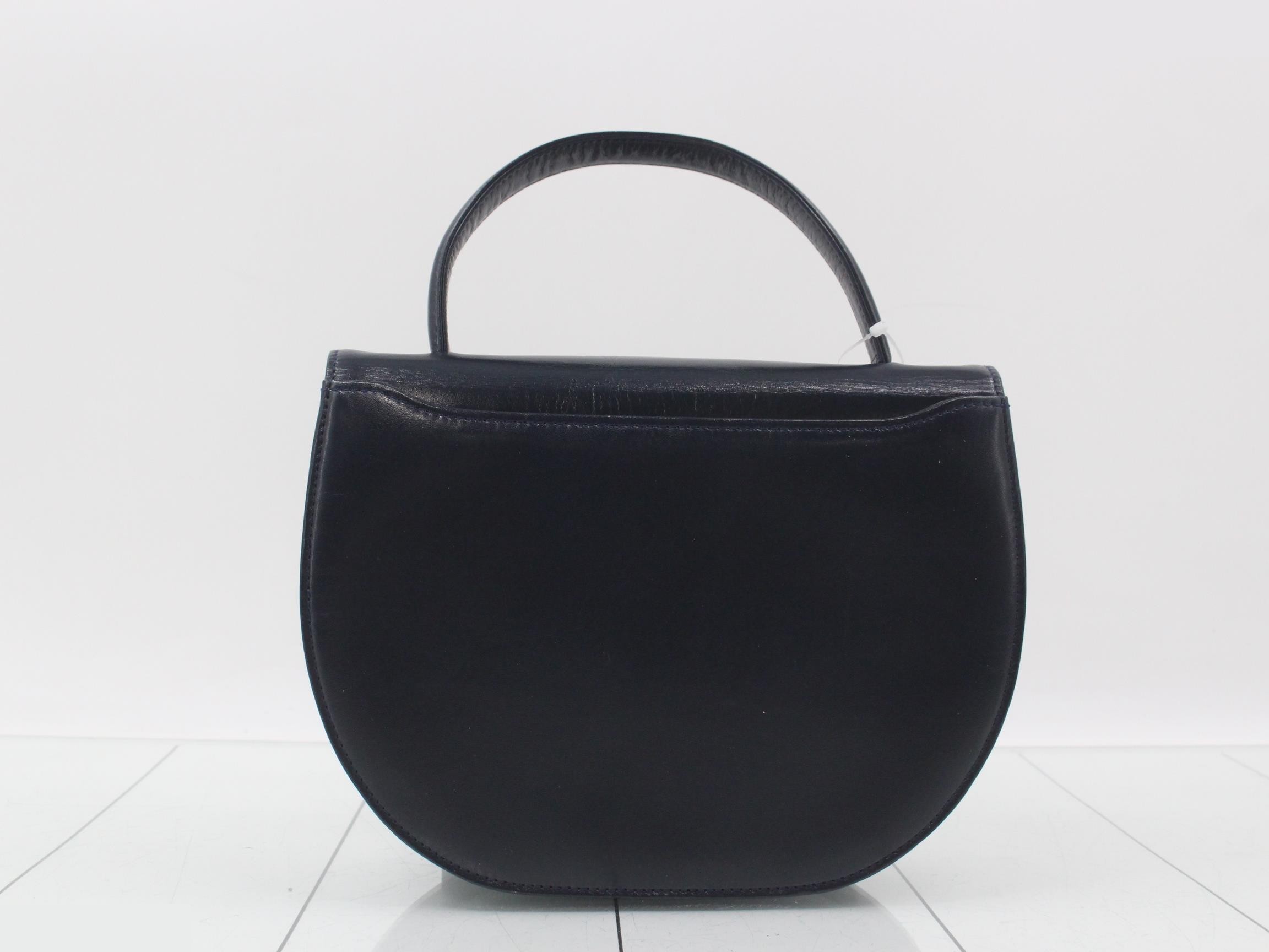 Other lines: Bags/Handbags, Leather, Navy — view 2
