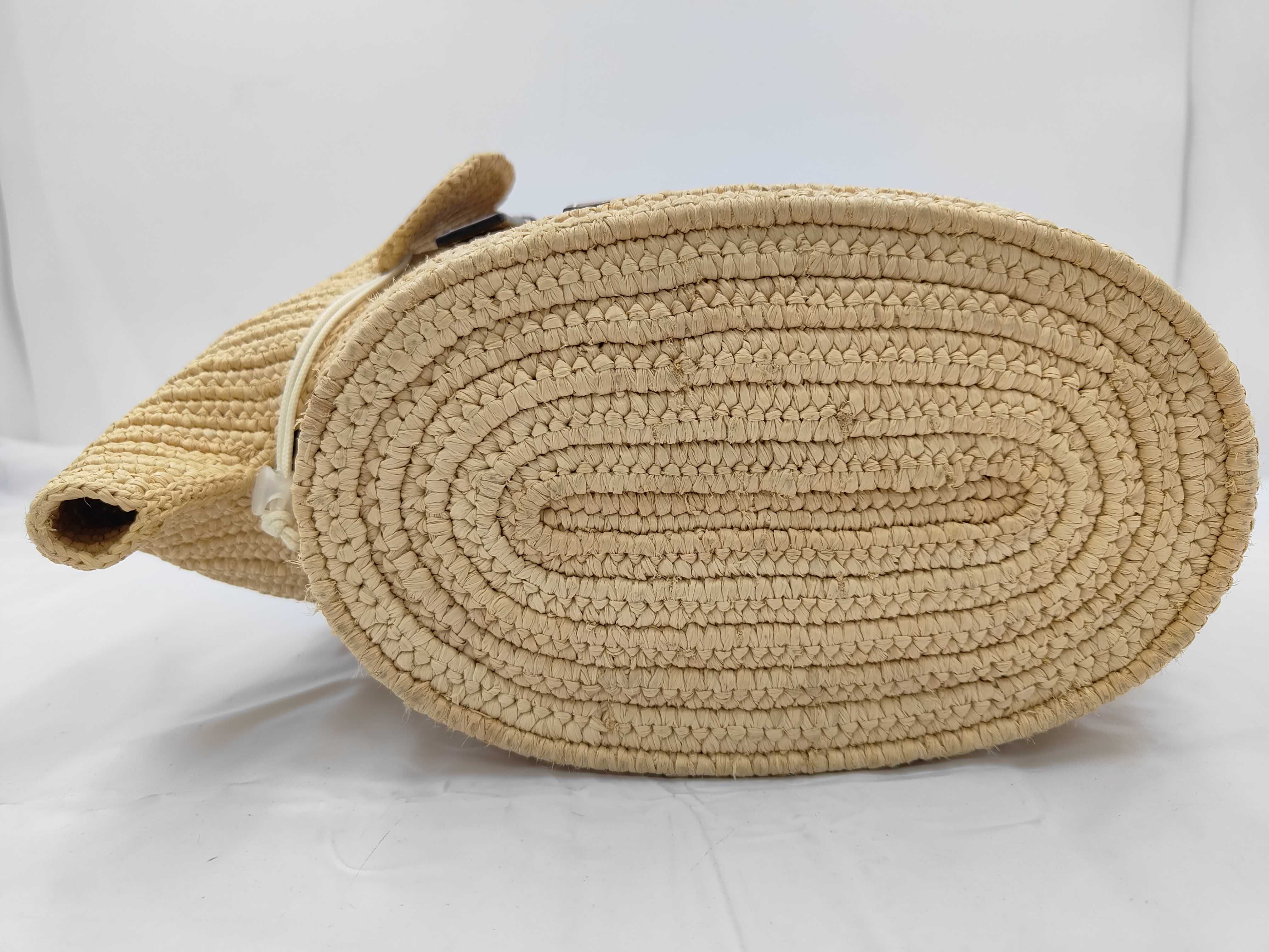 Basket Bag Small Raffia Natural Tan Handbag — view 6