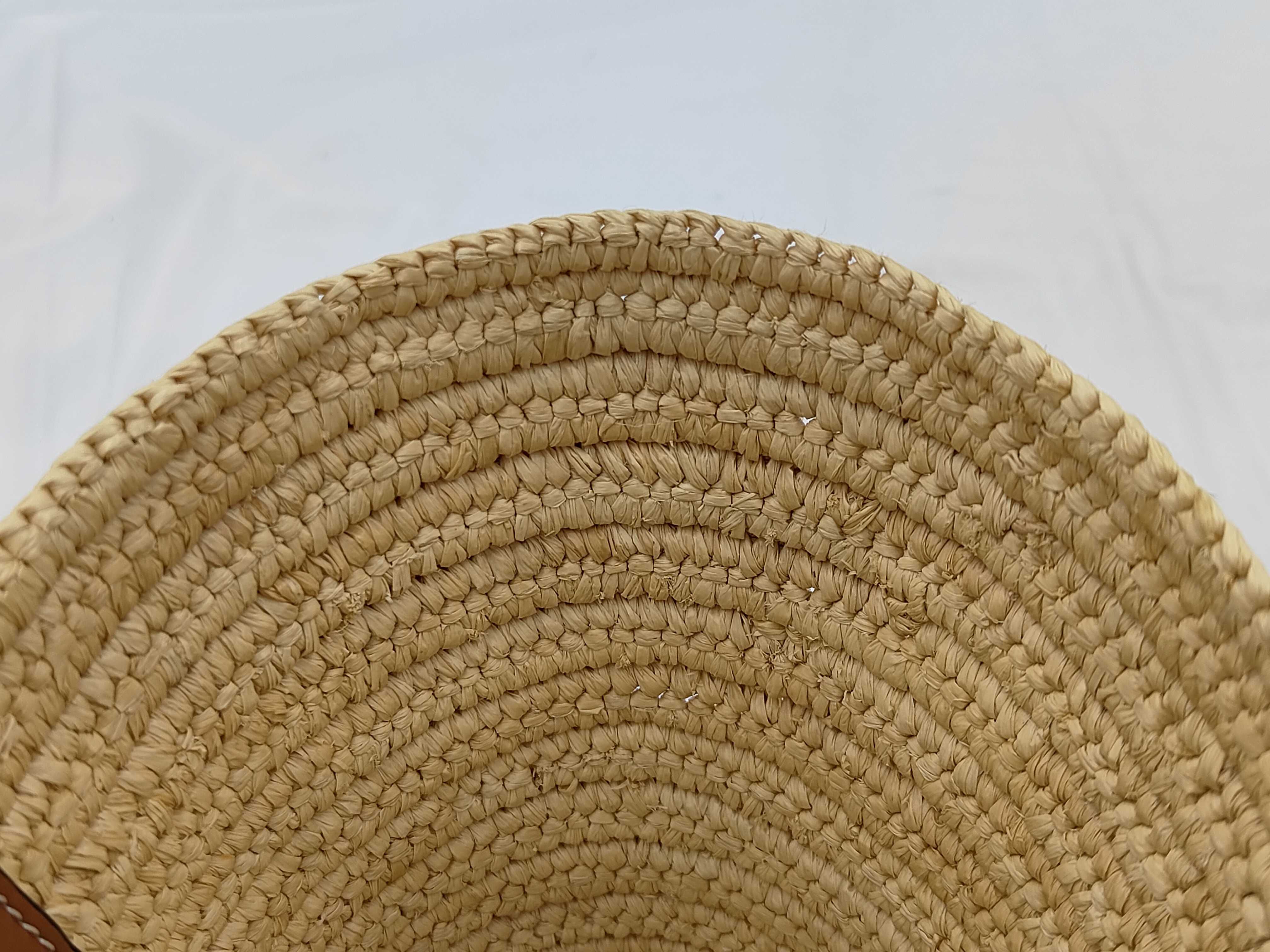 Basket Bag Small Raffia Natural Tan Handbag — view 9