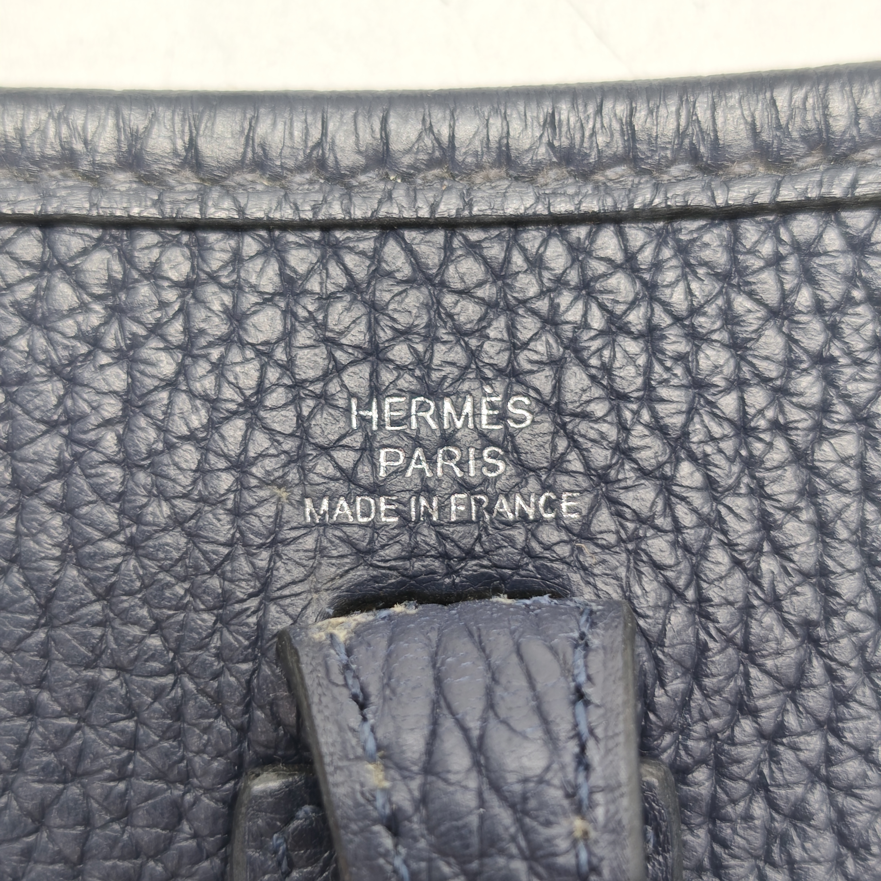 【*Shipped from: China*】HERMES Evelyne Leather Z Shoulder Bag — view 8