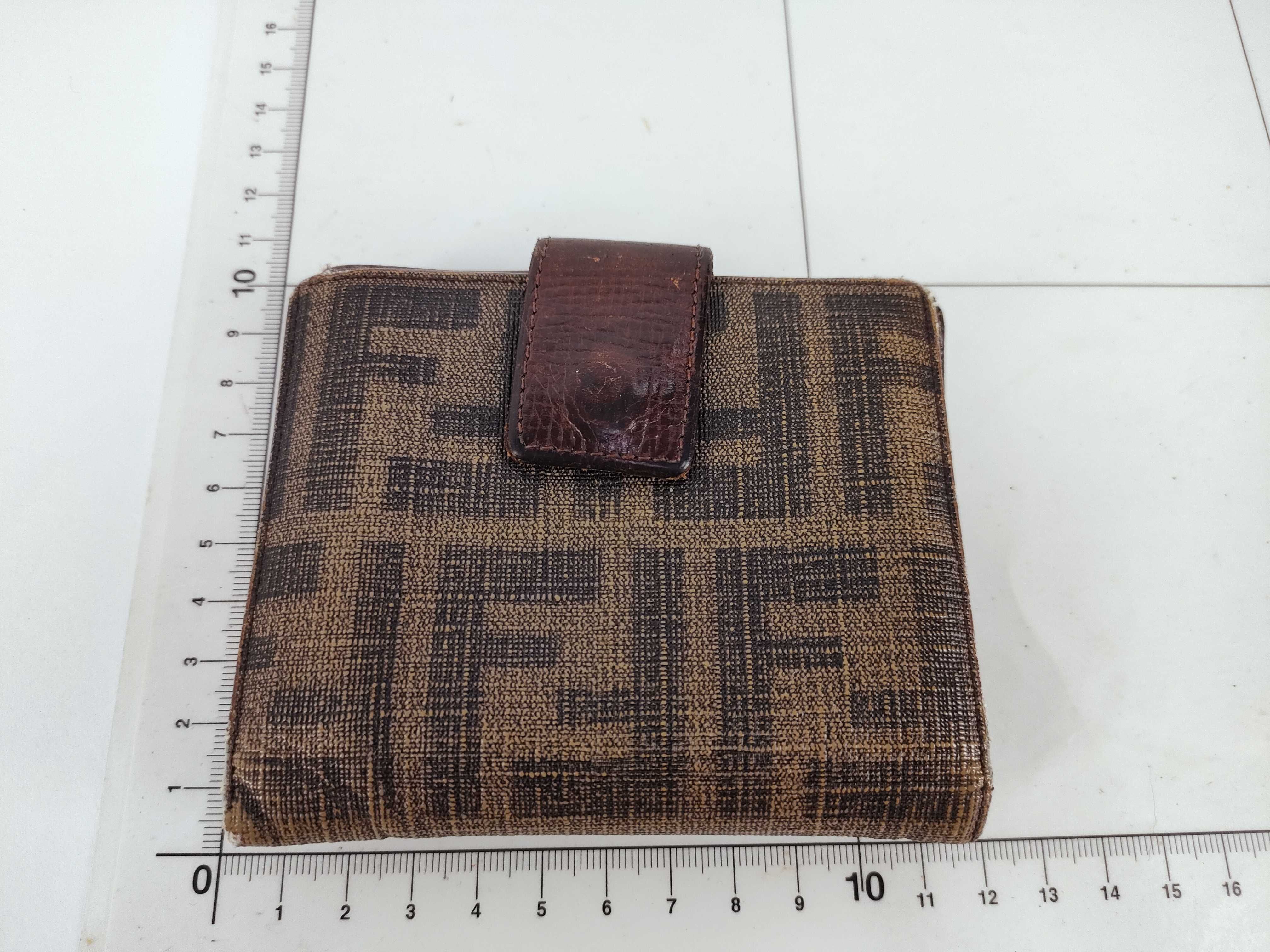 Zucca pattern FF logo bi-fold wallet — view 2