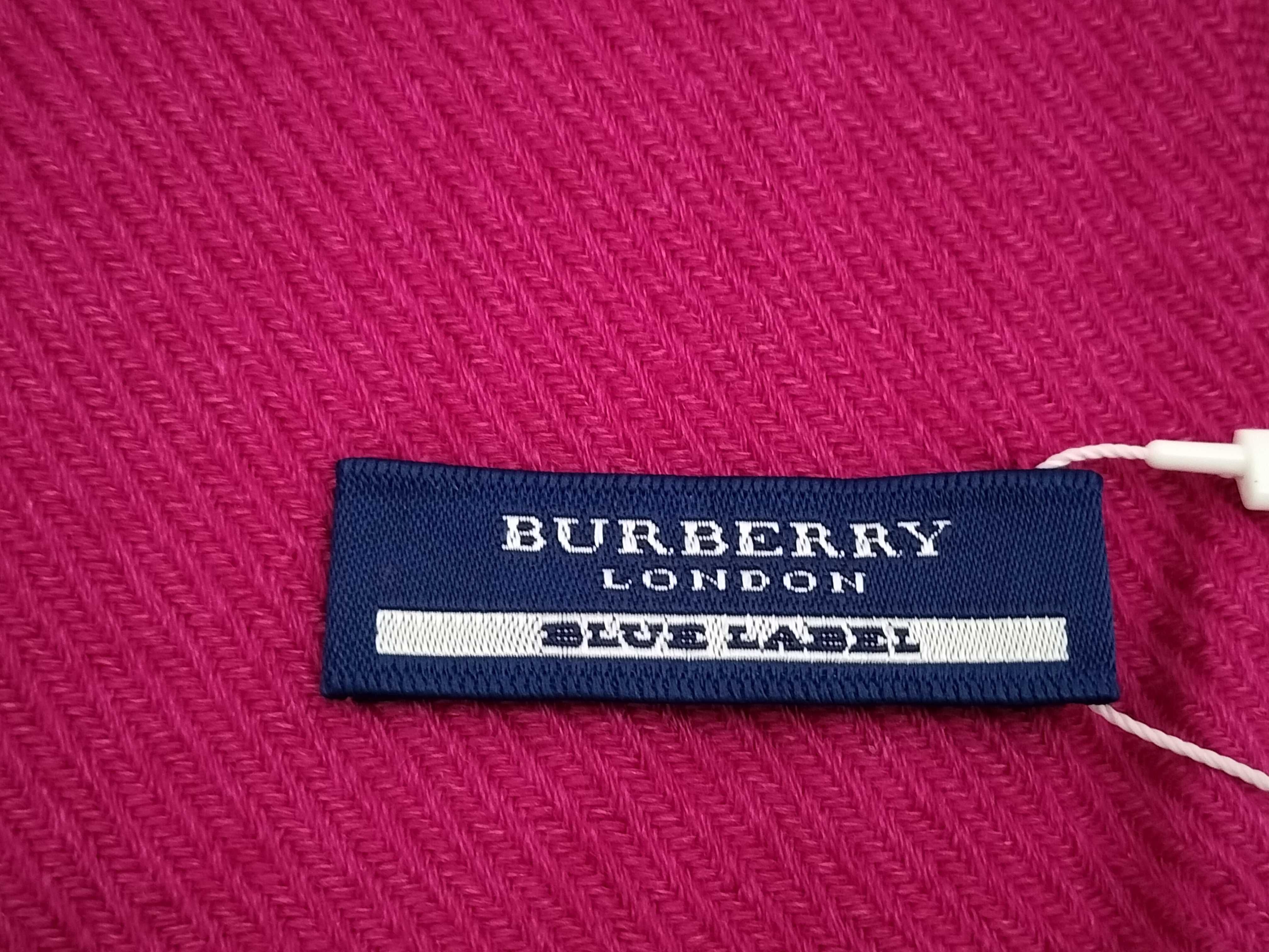 Blue Label Fringe Scarf, Horse Logo, Wool x Silk x Cashmere, Fuchsia Pink, with Box and Tags, Other Accessories — view 4