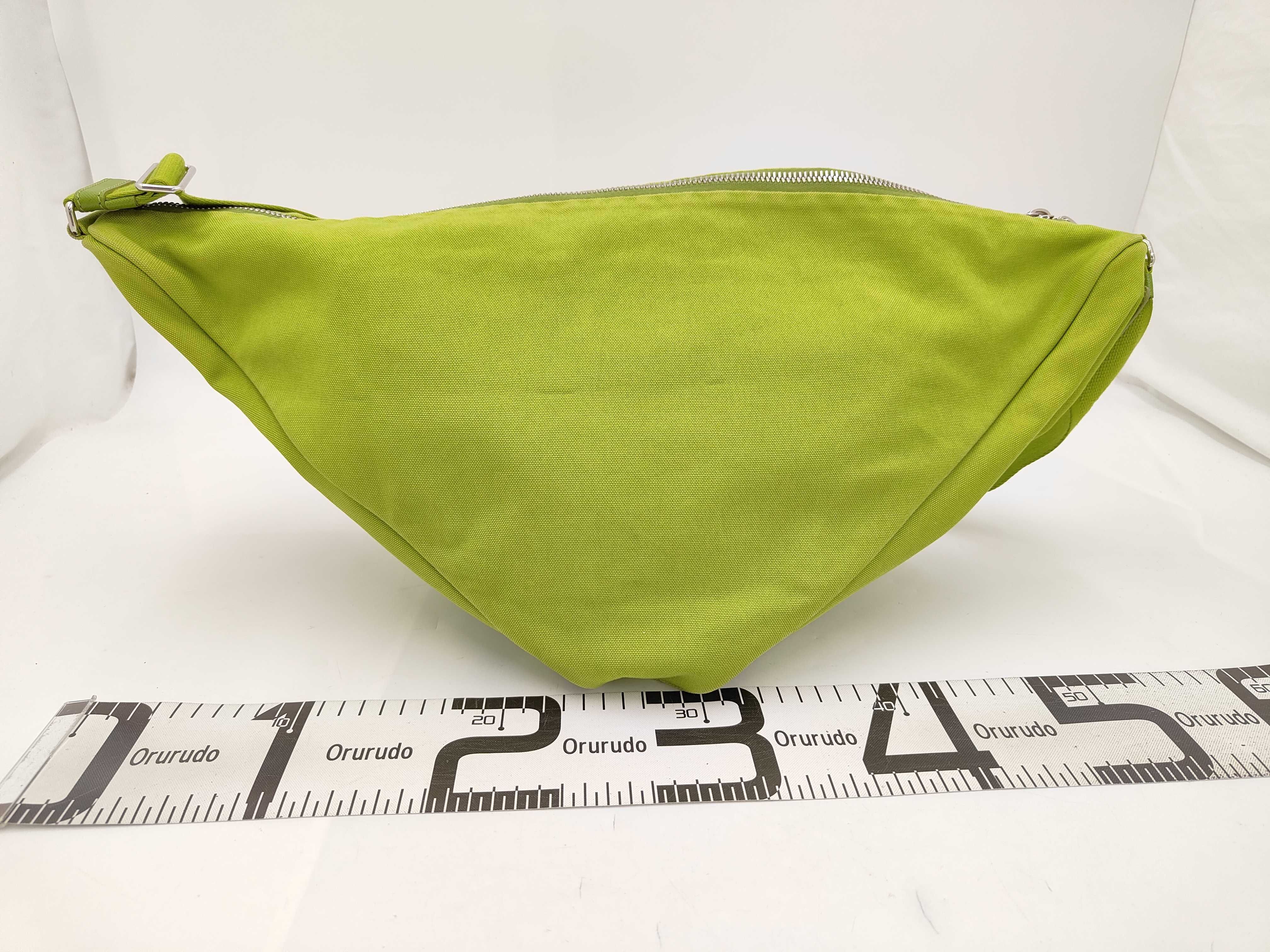 Shoulder Bag, Canvas, Green — view 2