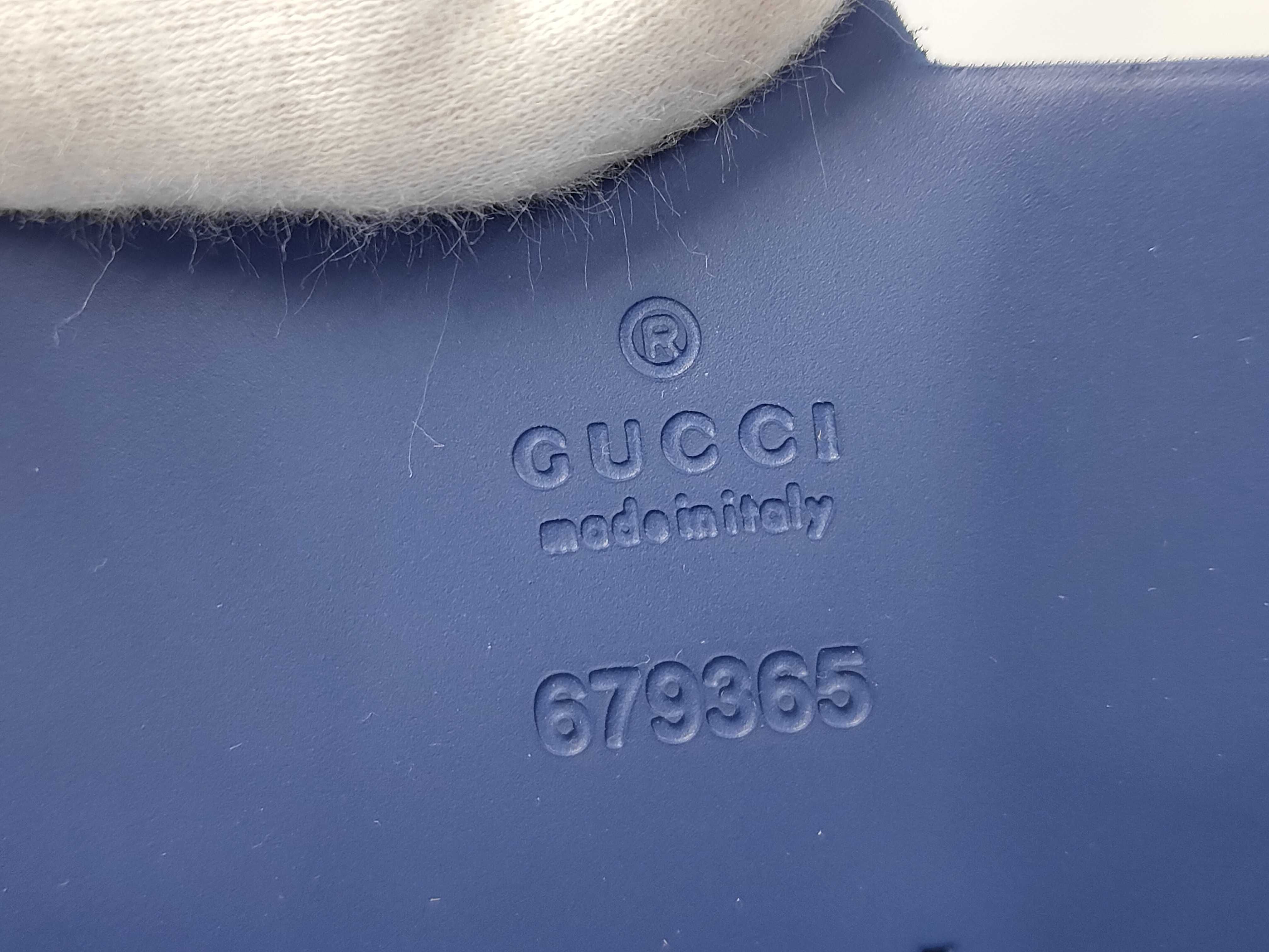 GG Supreme Children's Rubber Handbag 679365 Blue Handbag — view 8